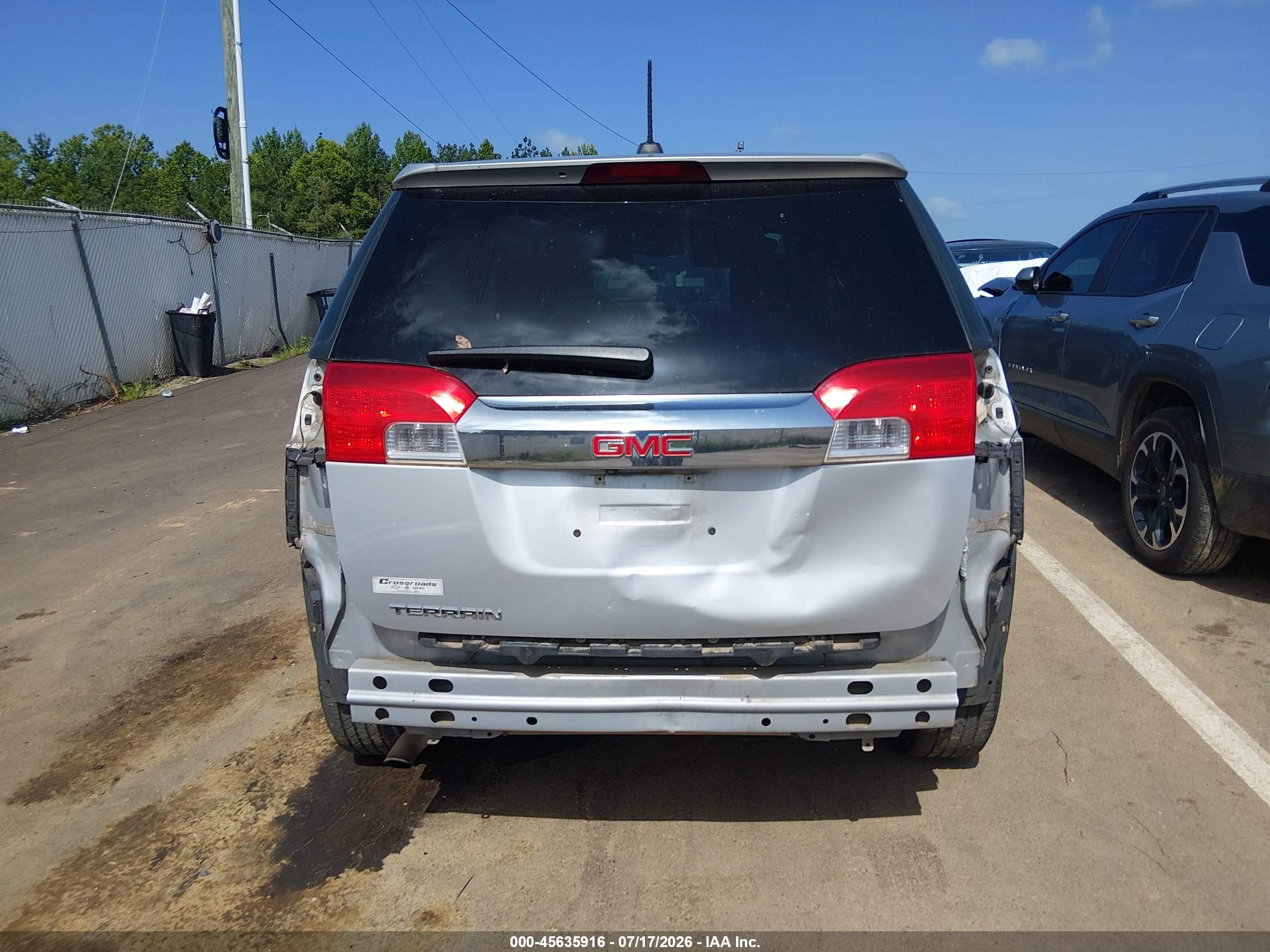 2015 Gmc Terrain Sle-1 Silver vin: 2GKALMEK8F6347707