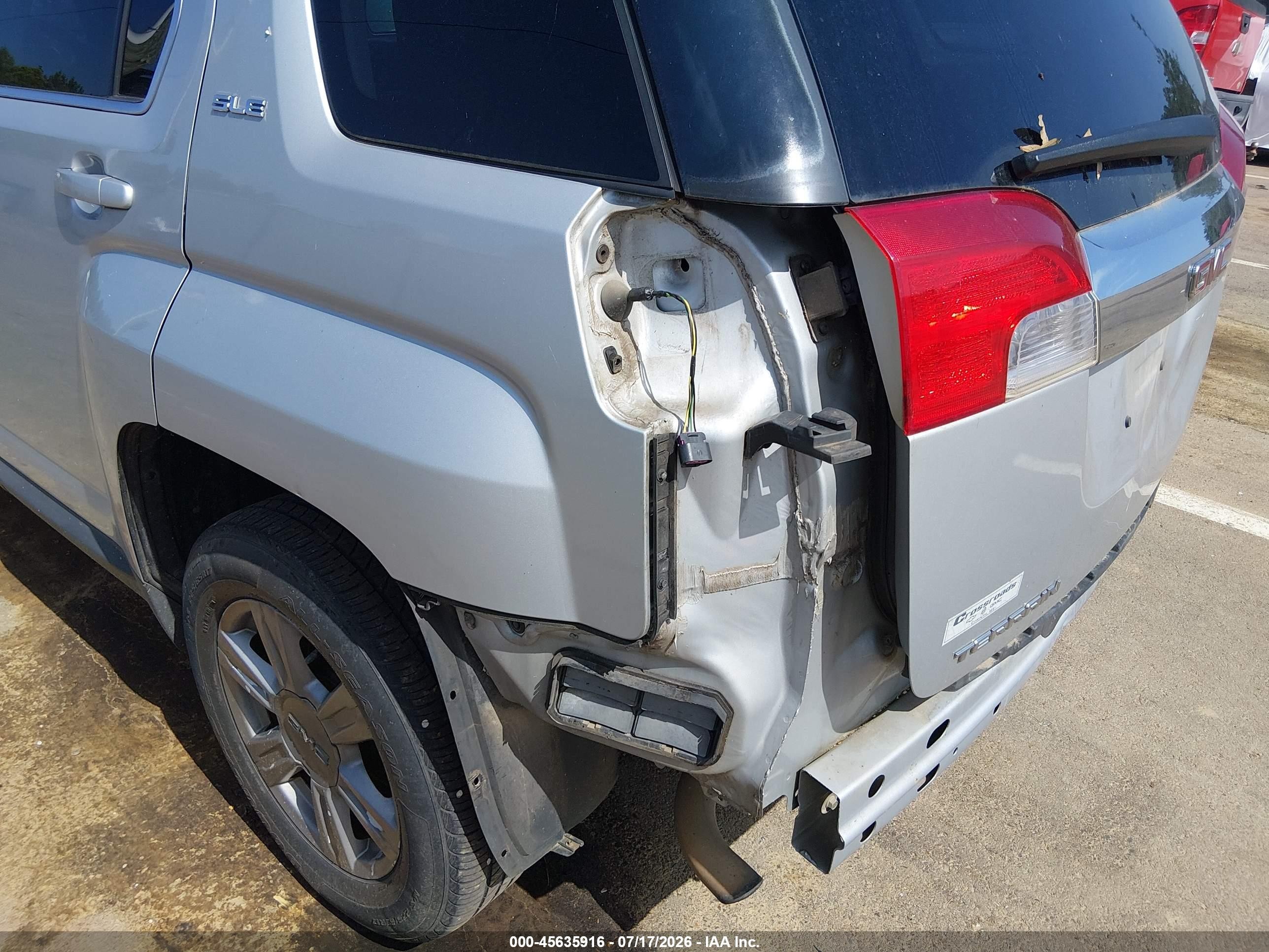 2015 Gmc Terrain Sle-1 Silver vin: 2GKALMEK8F6347707