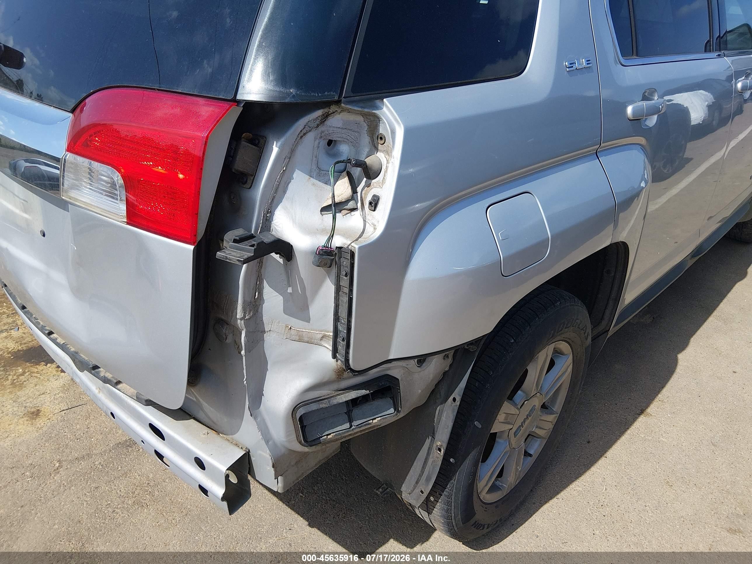 2015 Gmc Terrain Sle-1 Silver vin: 2GKALMEK8F6347707