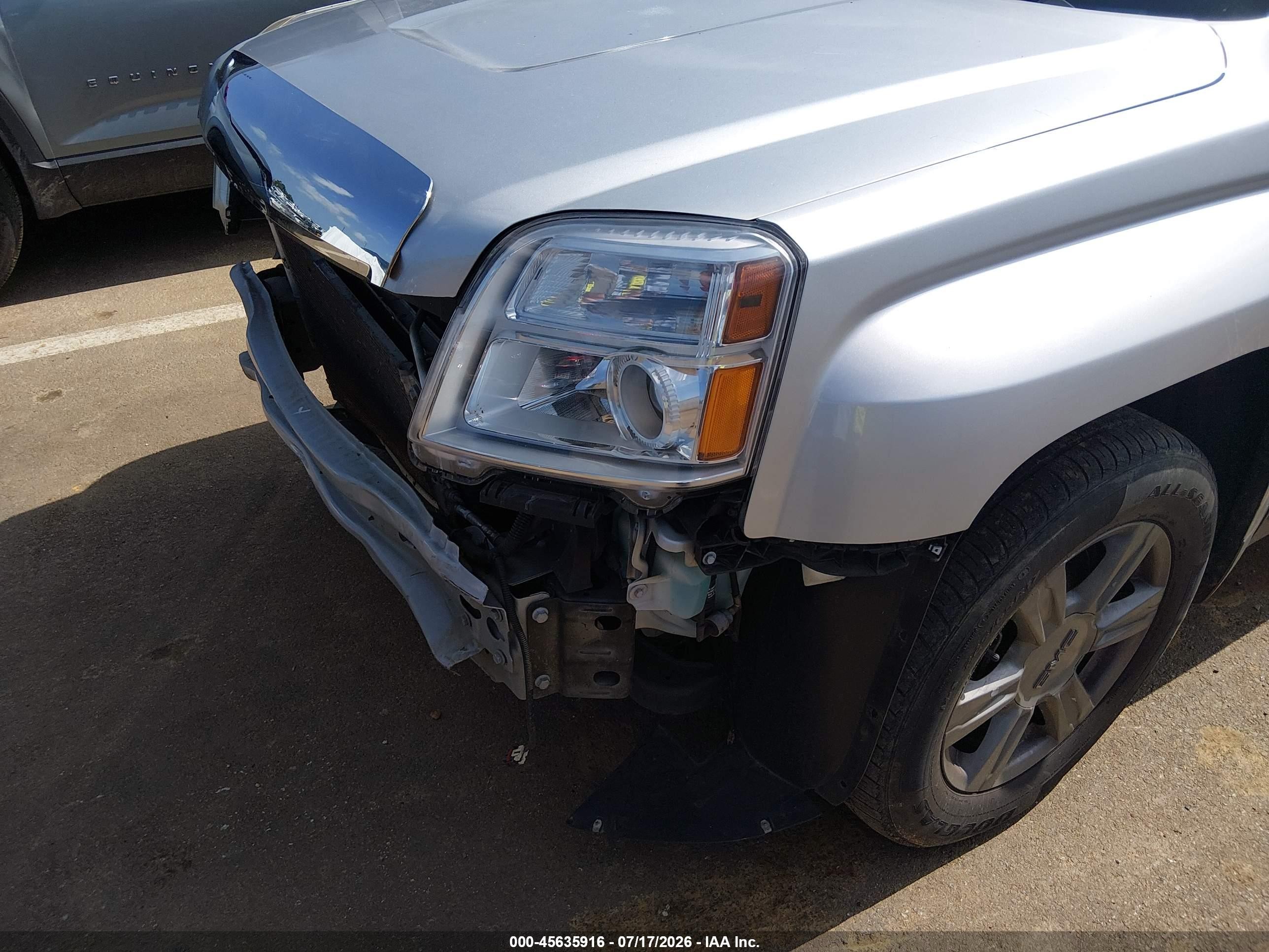 2015 Gmc Terrain Sle-1 Silver vin: 2GKALMEK8F6347707