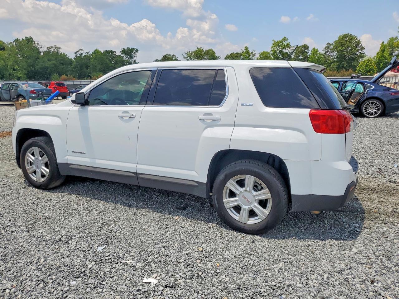 2015 Gmc Terrain Sle White vin: 2GKALMEK8F6368654