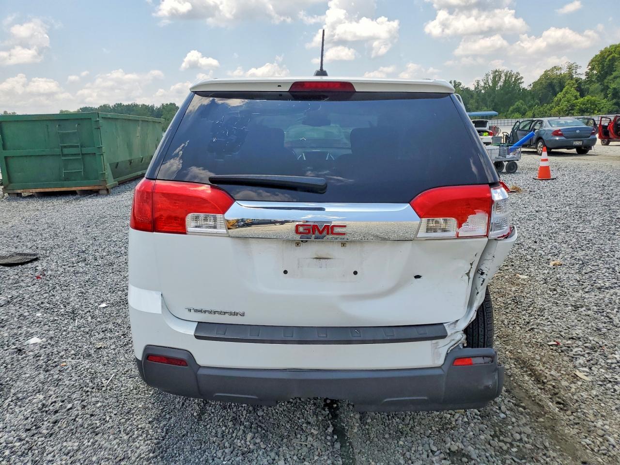 2015 Gmc Terrain Sle White vin: 2GKALMEK8F6368654