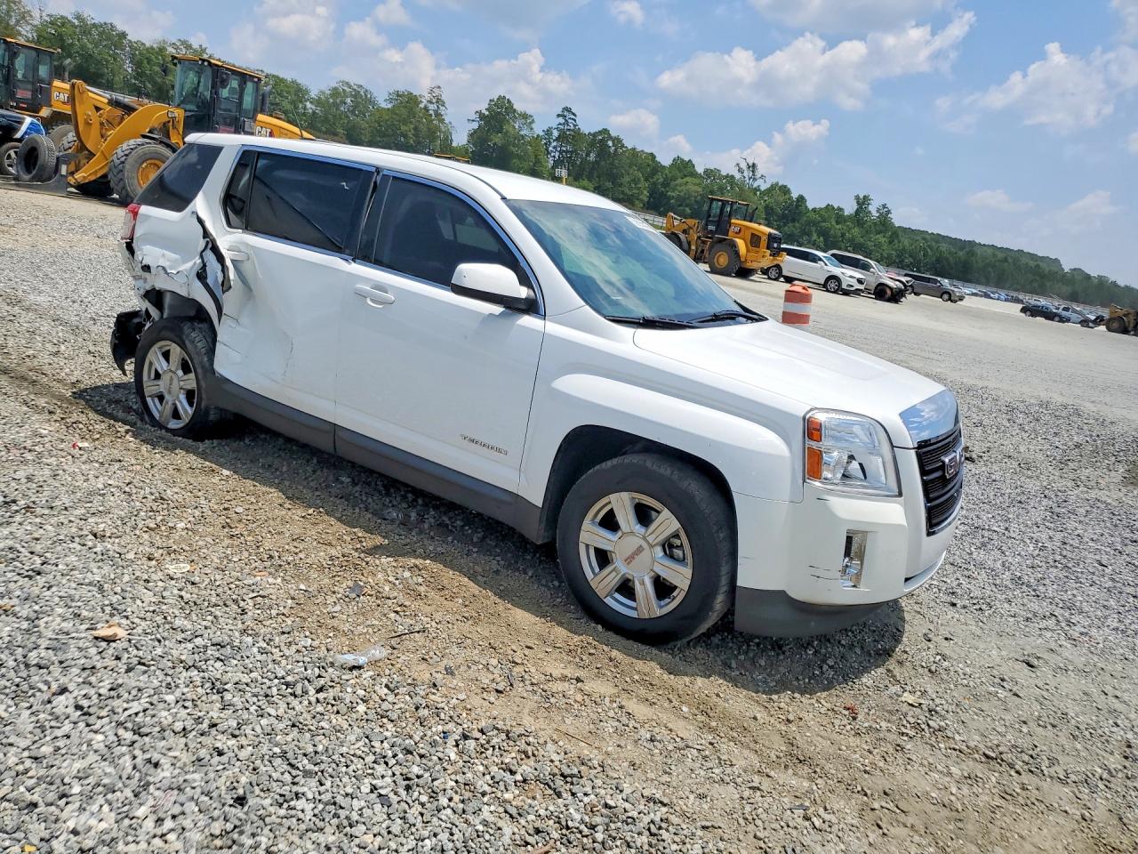 2015 Gmc Terrain Sle White vin: 2GKALMEK8F6368654