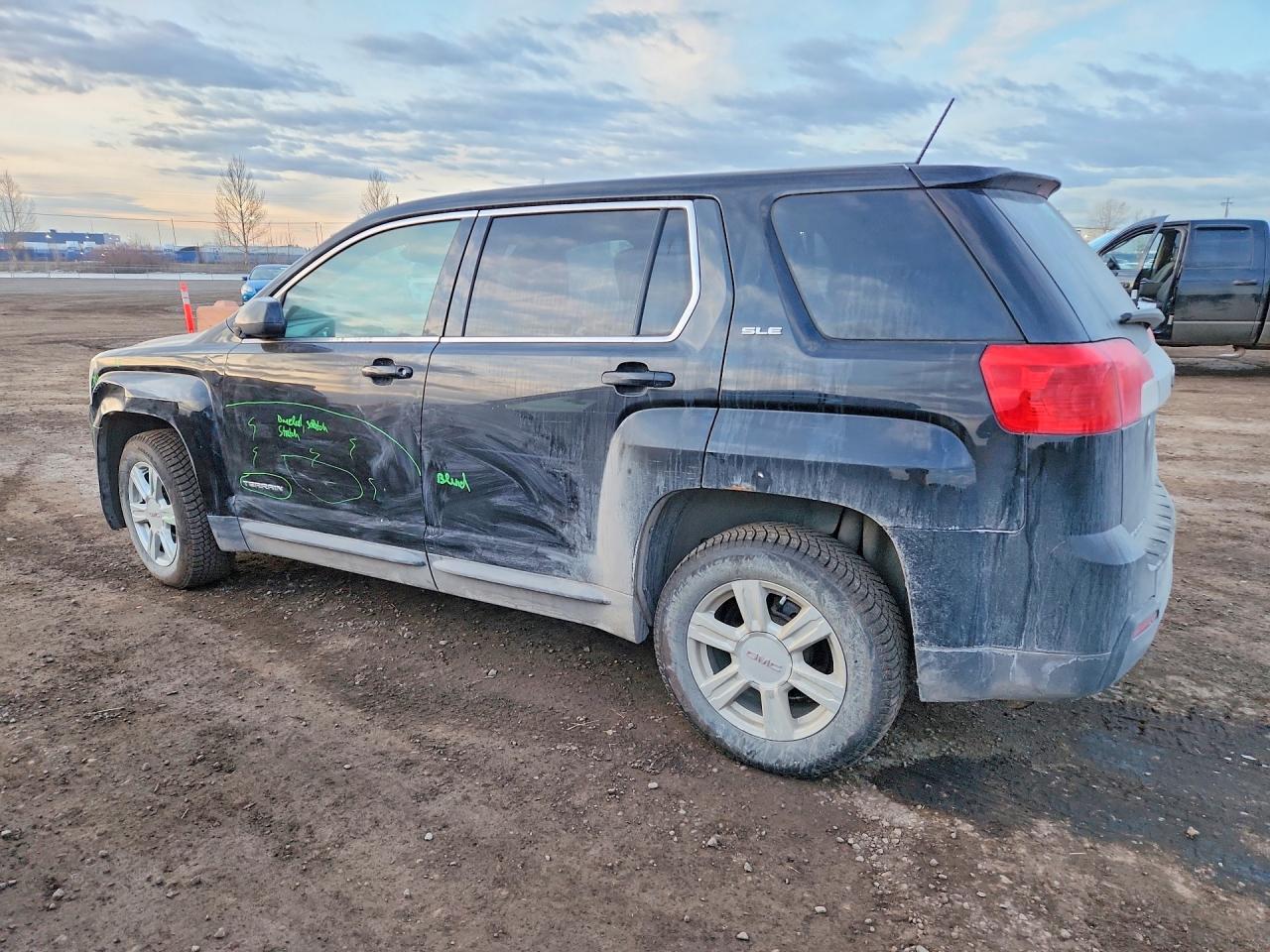 2015 Gmc Terrain Sle Black vin: 2GKALMEK8F6372896