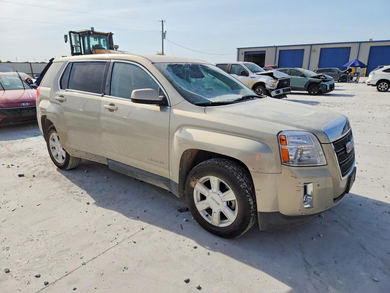 2012 Gmc Terrain Sle Beige vin: 2GKALMEK9C6101048