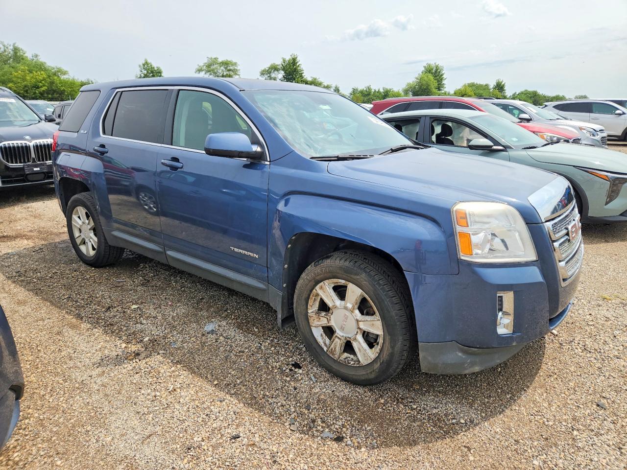 2012 Gmc Terrain Sle Blue vin: 2GKALMEK9C6181077