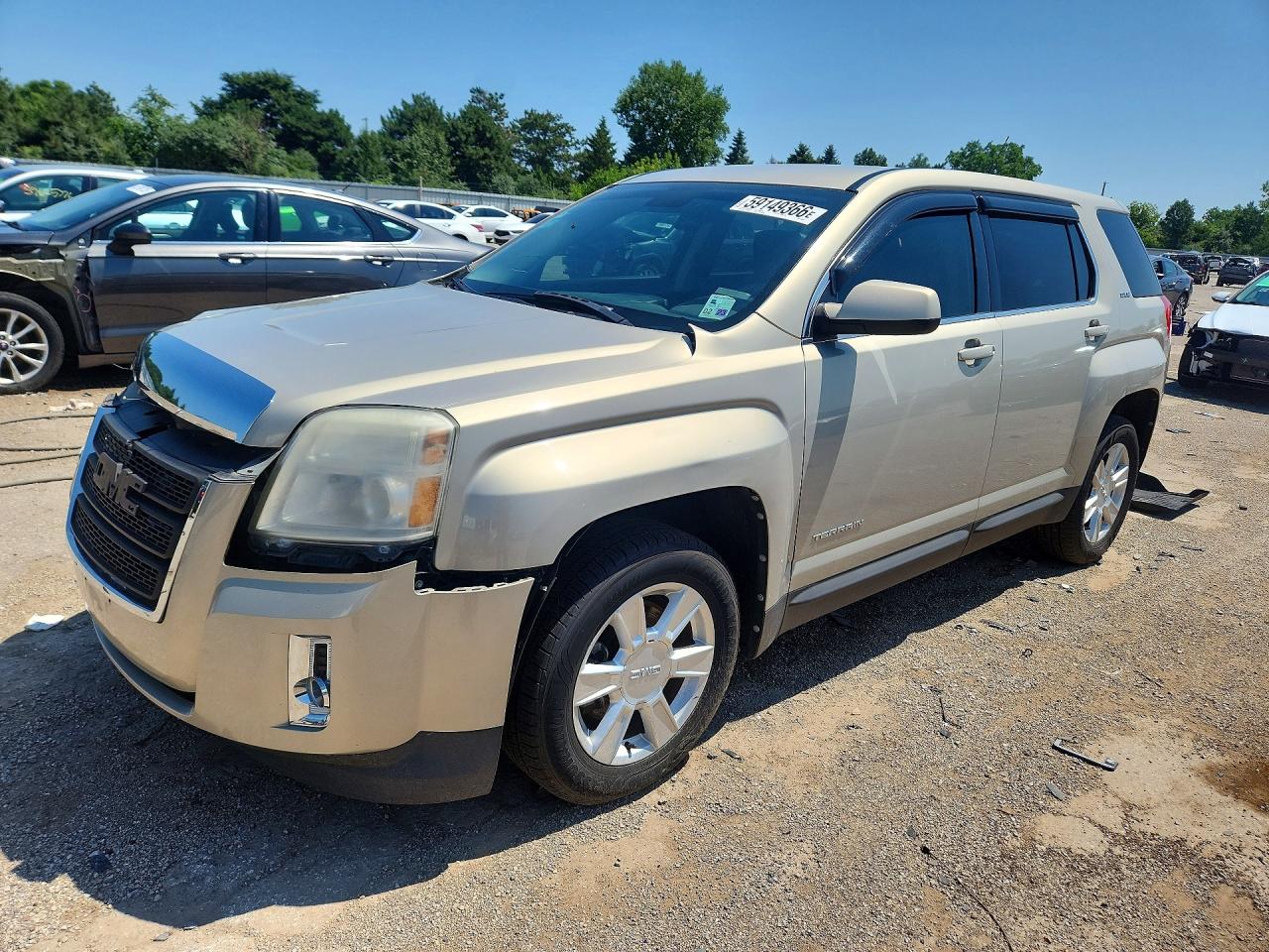 2012 Gmc Terrain Sle Beige vin: 2GKALMEK9C6266694