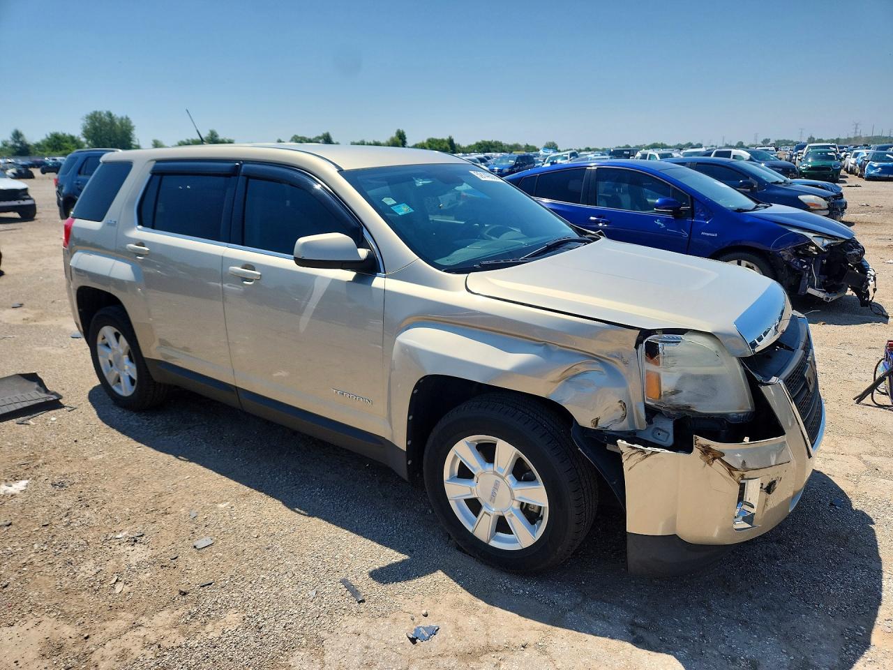 2012 Gmc Terrain Sle Beige vin: 2GKALMEK9C6266694