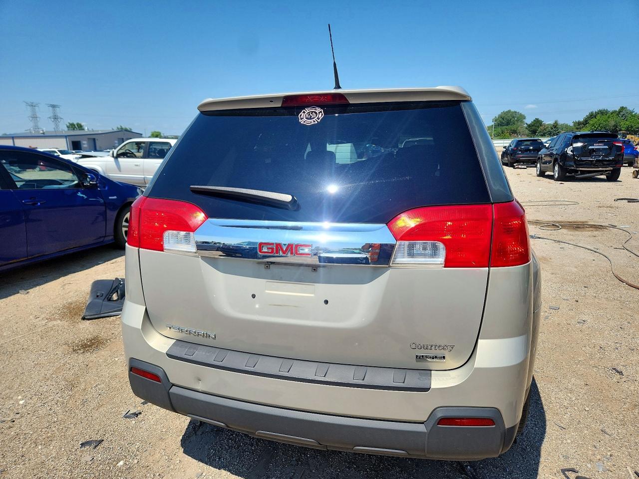 2012 Gmc Terrain Sle Beige vin: 2GKALMEK9C6266694