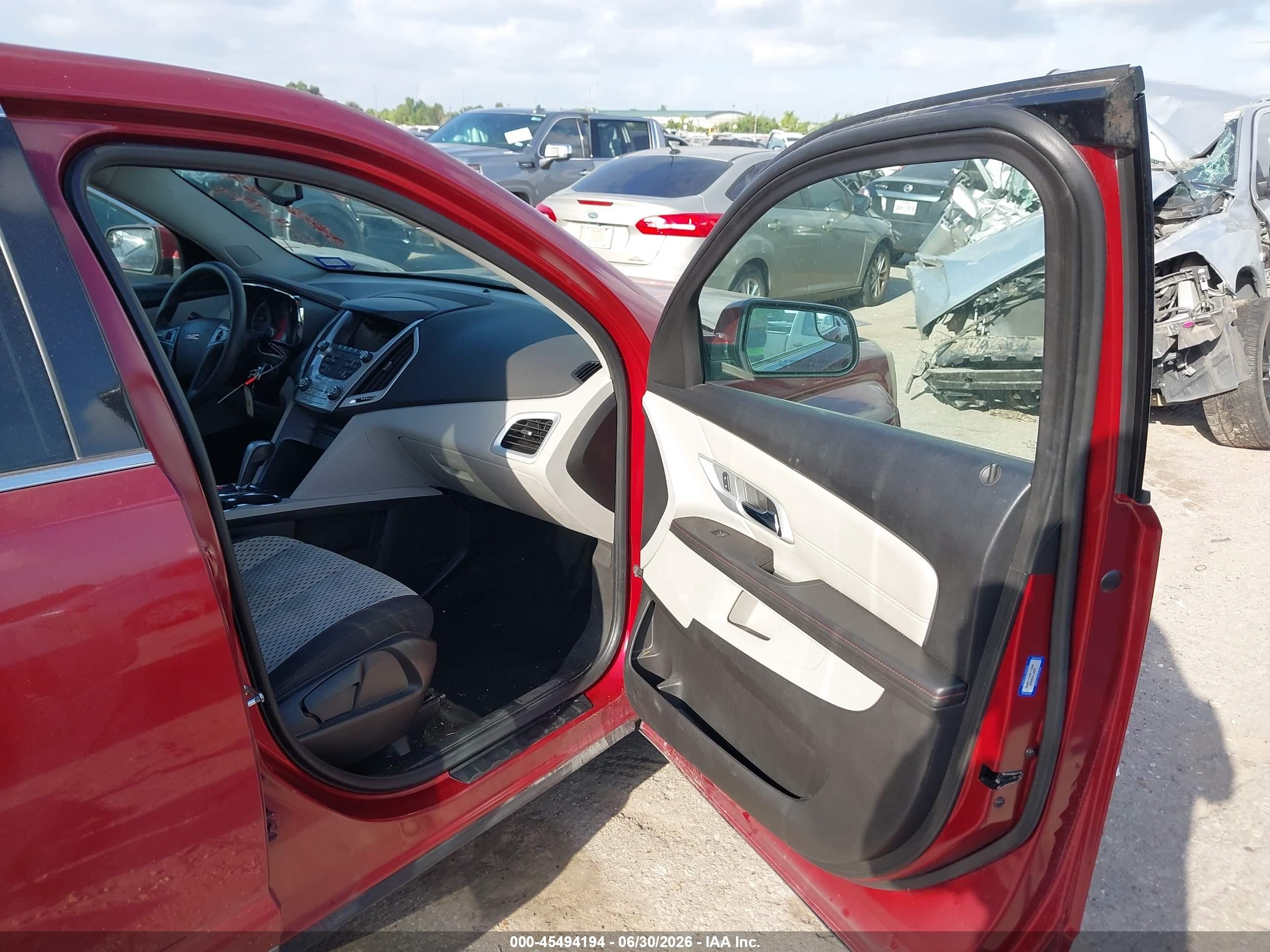 2012 Gmc Terrain Sle-1 Red vin: 2GKALMEK9C6355908