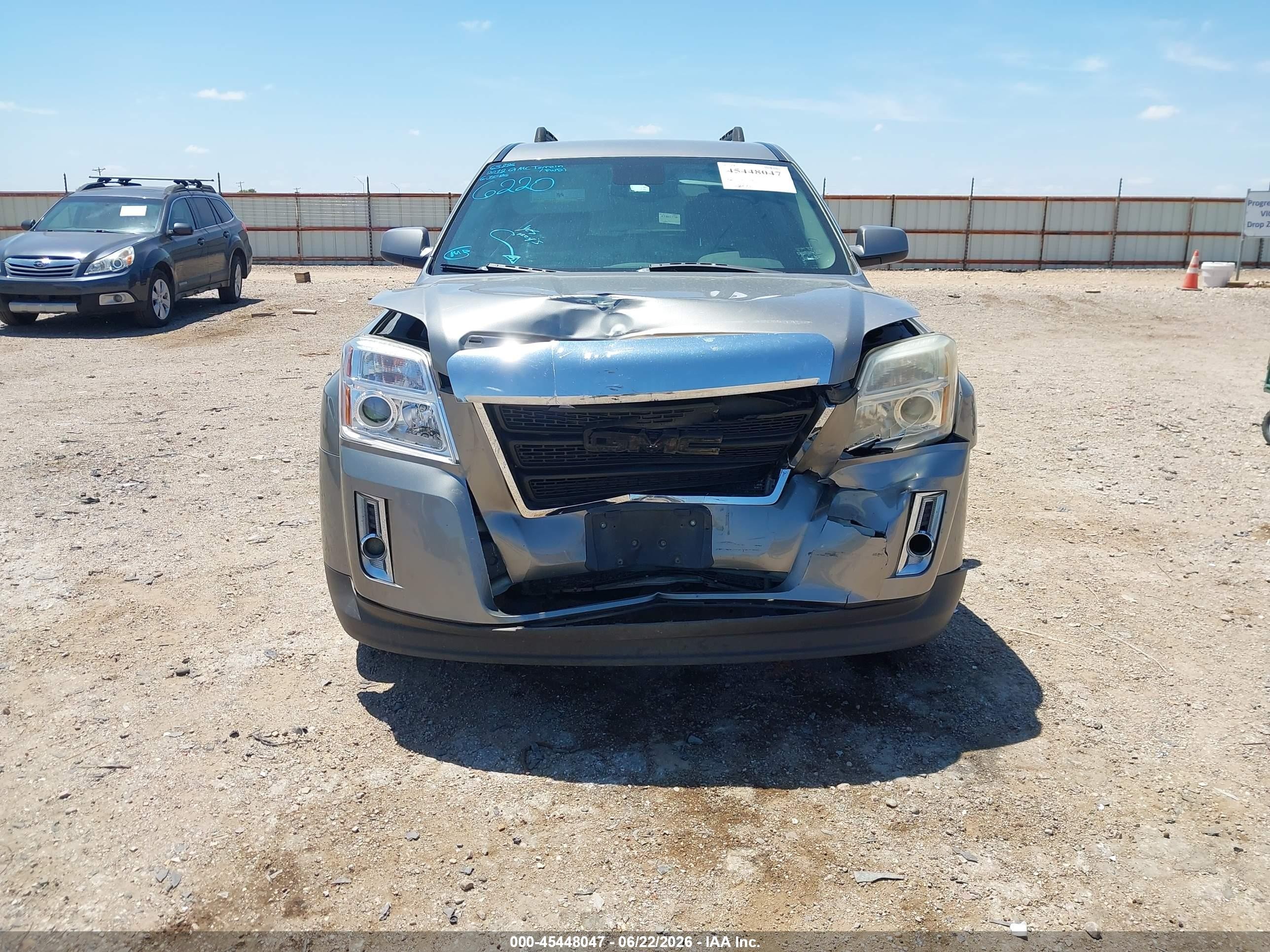 2012 Gmc Terrain Sle-1 Gray vin: 2GKALMEK9C6356220