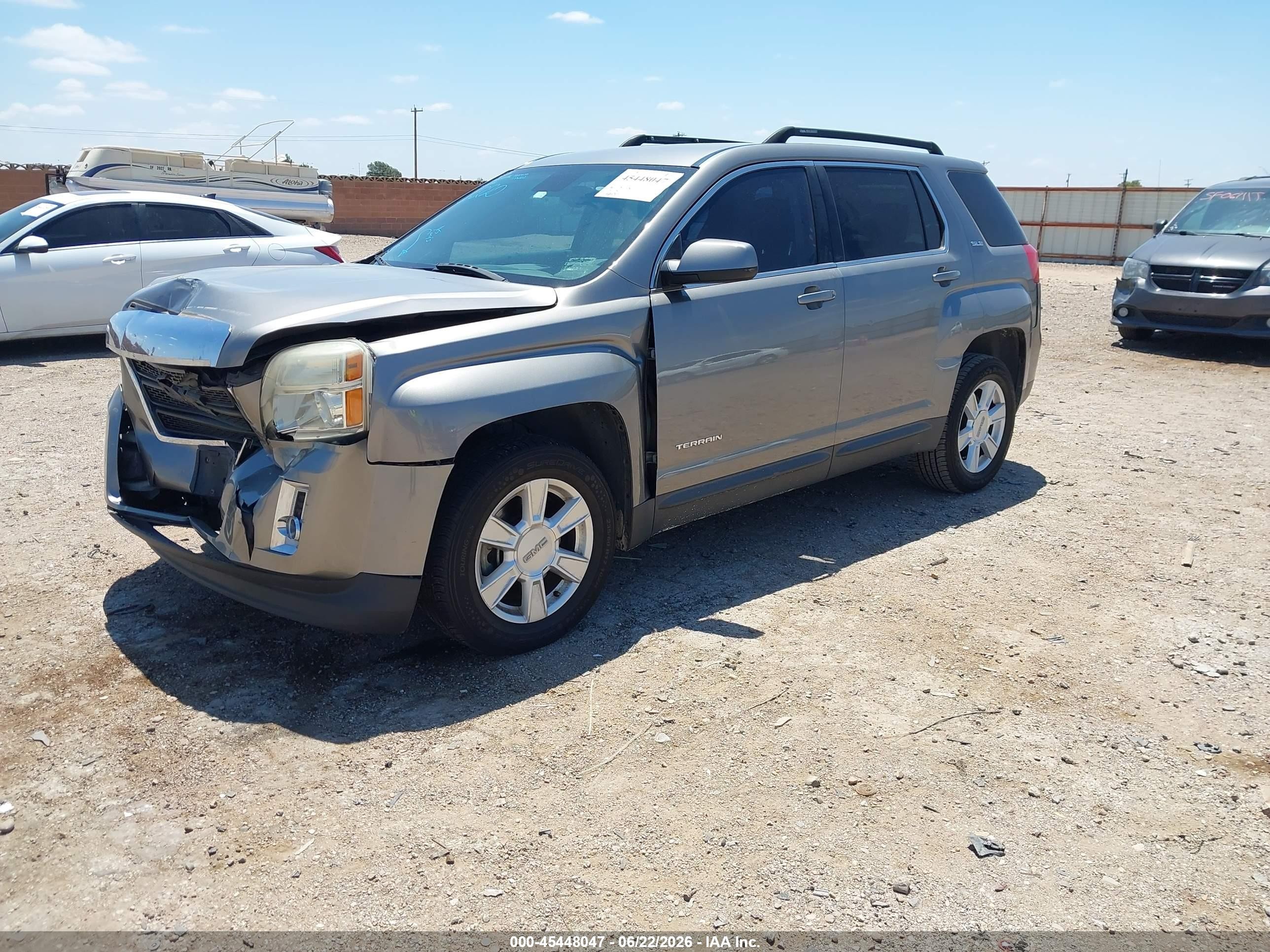 2012 Gmc Terrain Sle-1 Gray vin: 2GKALMEK9C6356220