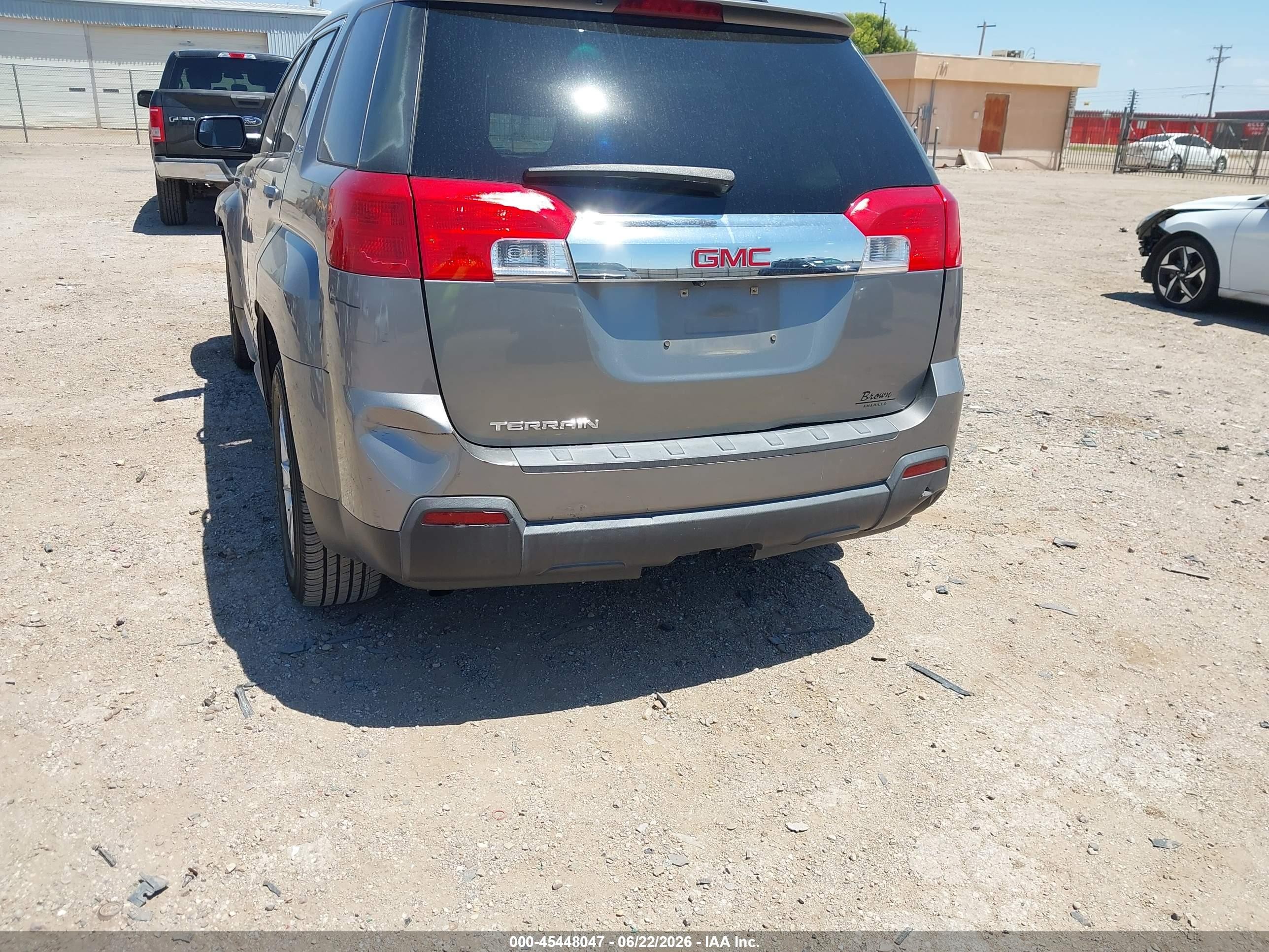 2012 Gmc Terrain Sle-1 Gray vin: 2GKALMEK9C6356220
