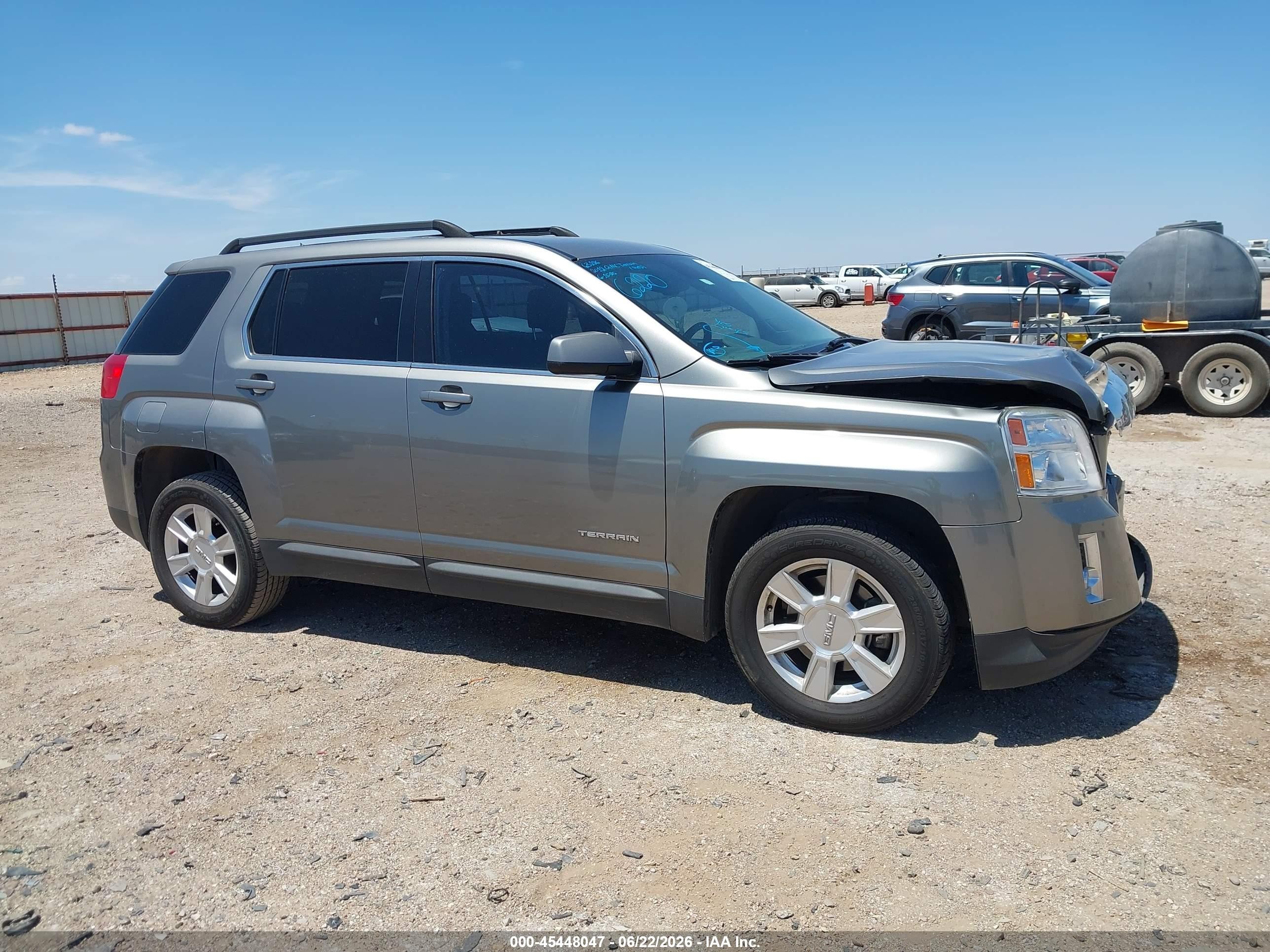 2012 Gmc Terrain Sle-1 Gray vin: 2GKALMEK9C6356220