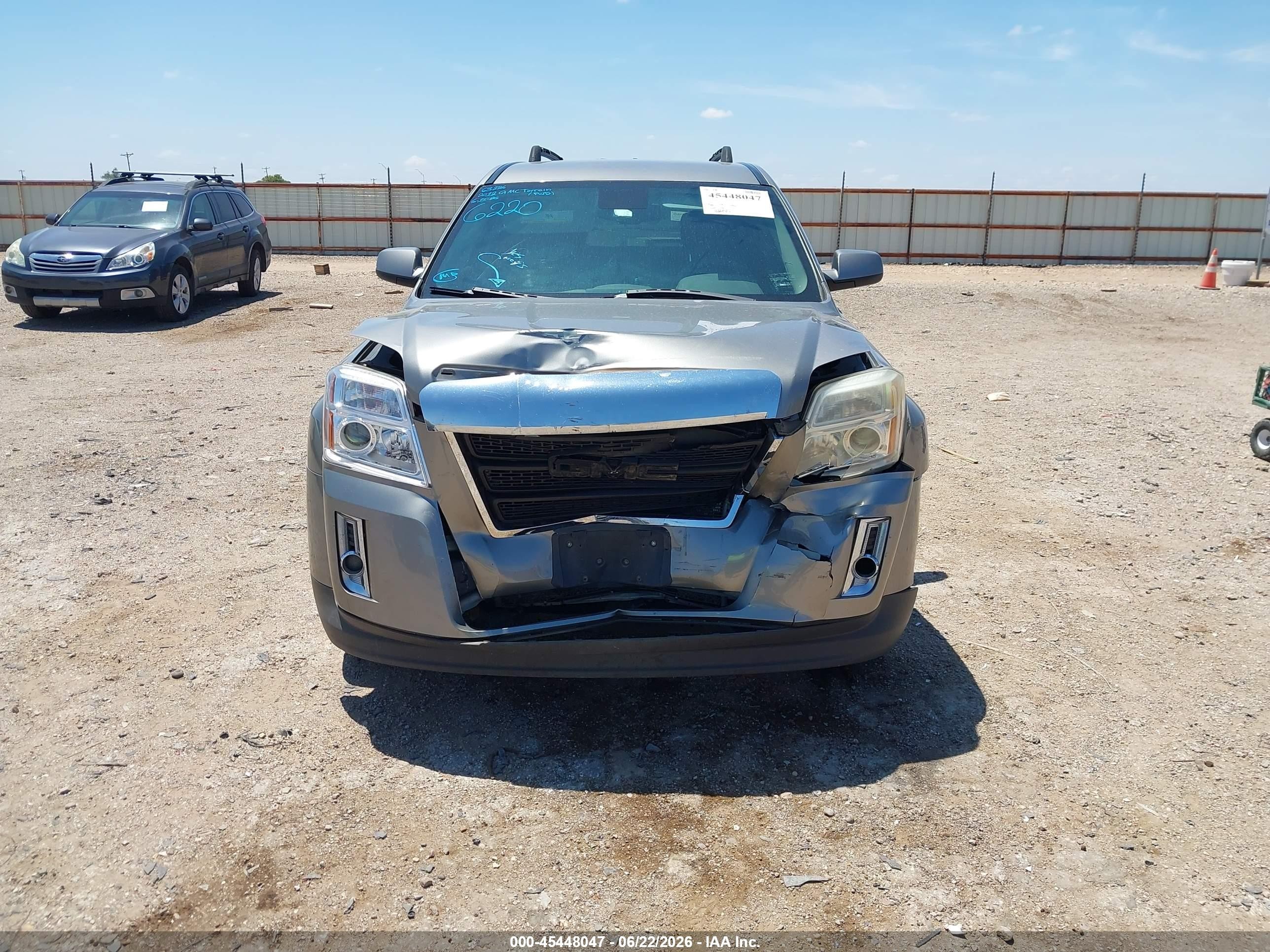 2012 Gmc Terrain Sle-1 Gray vin: 2GKALMEK9C6356220