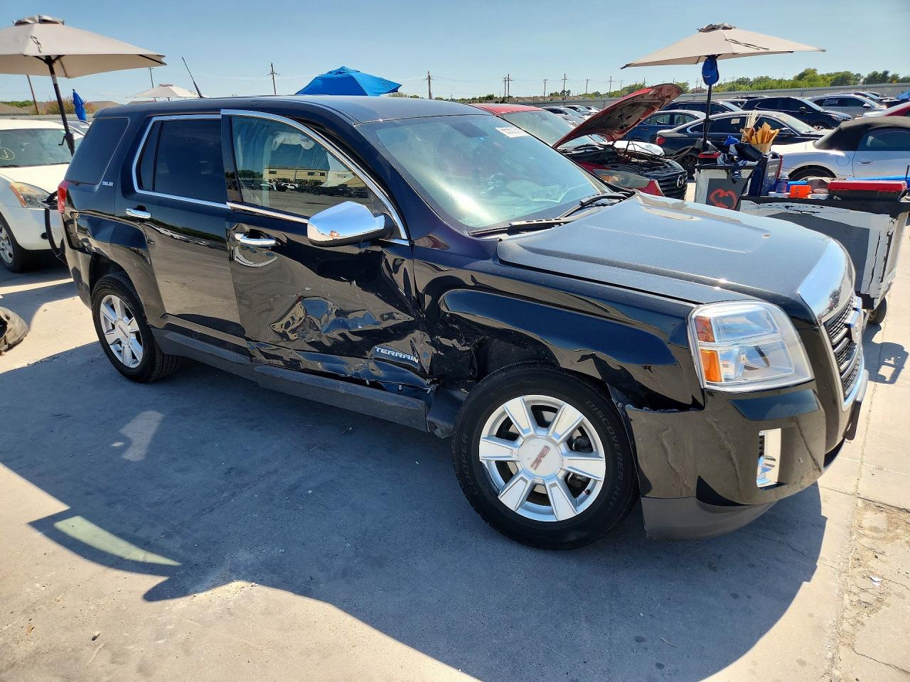 2012 Gmc Terrain Sle Black vin: 2GKALMEK9C6376287