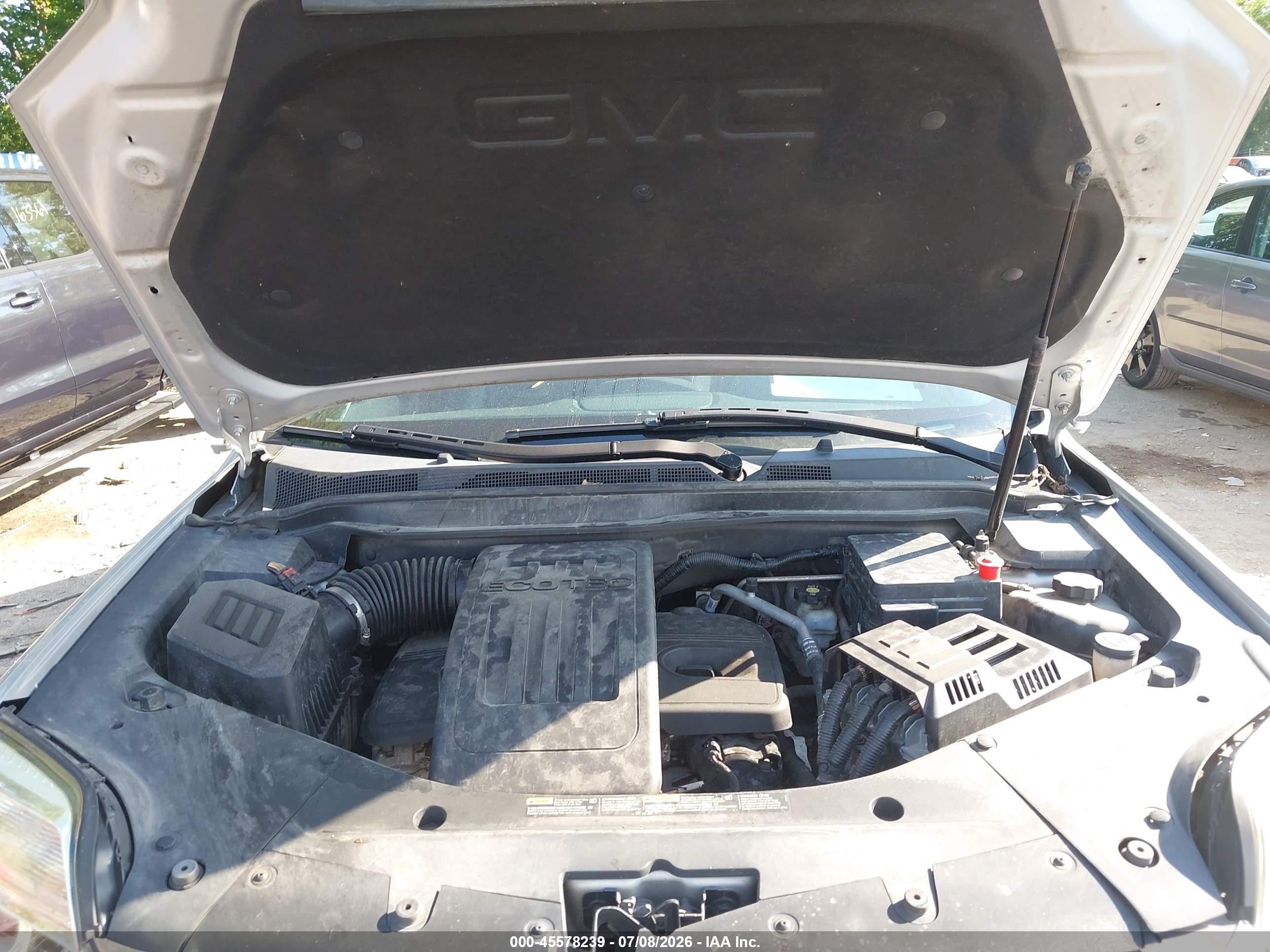 2013 Gmc Terrain Sle-1 Silver vin: 2GKALMEK9D6255244
