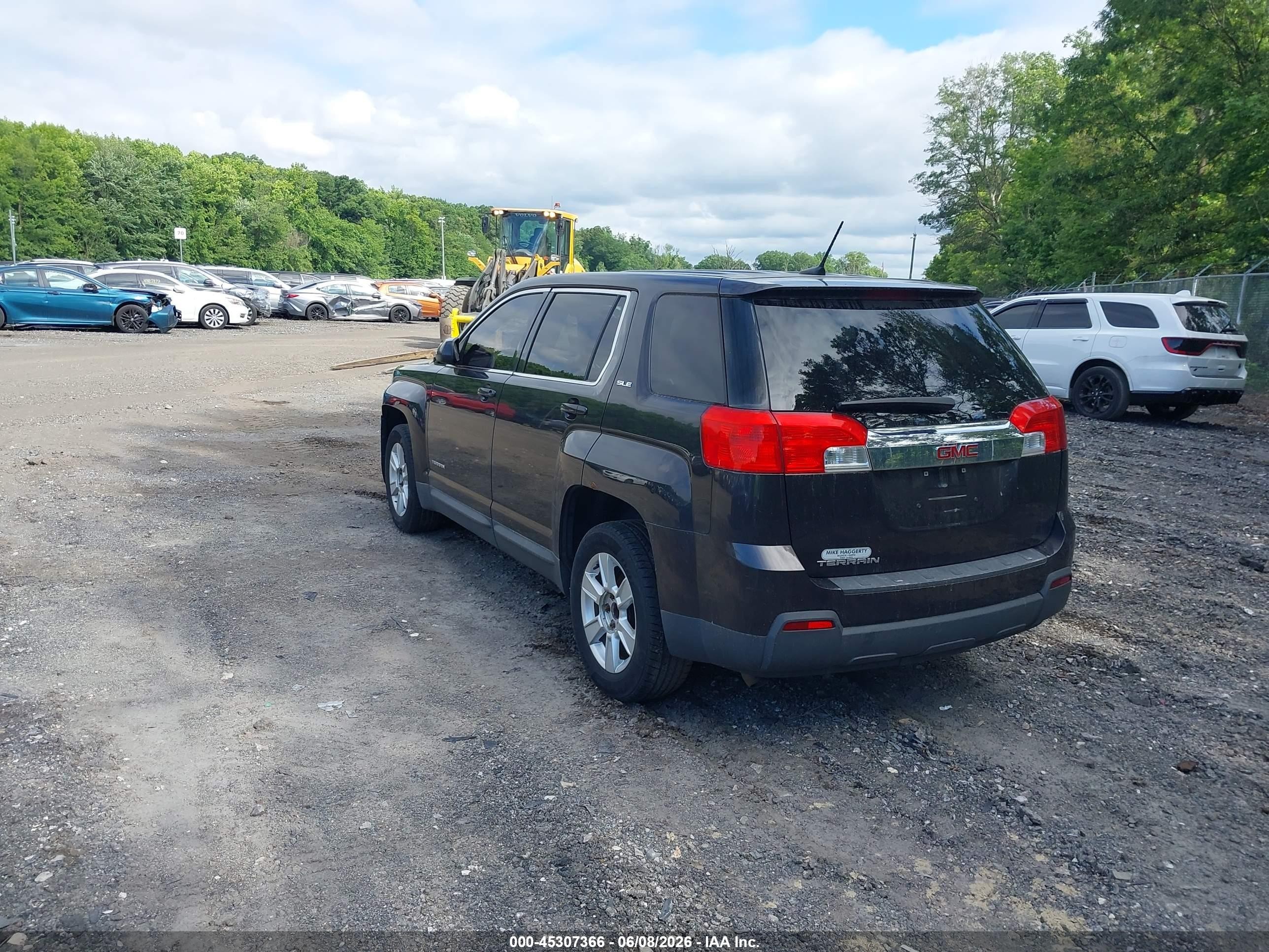 2013 Gmc Terrain Sle-1 Black vin: 2GKALMEK9D6311523