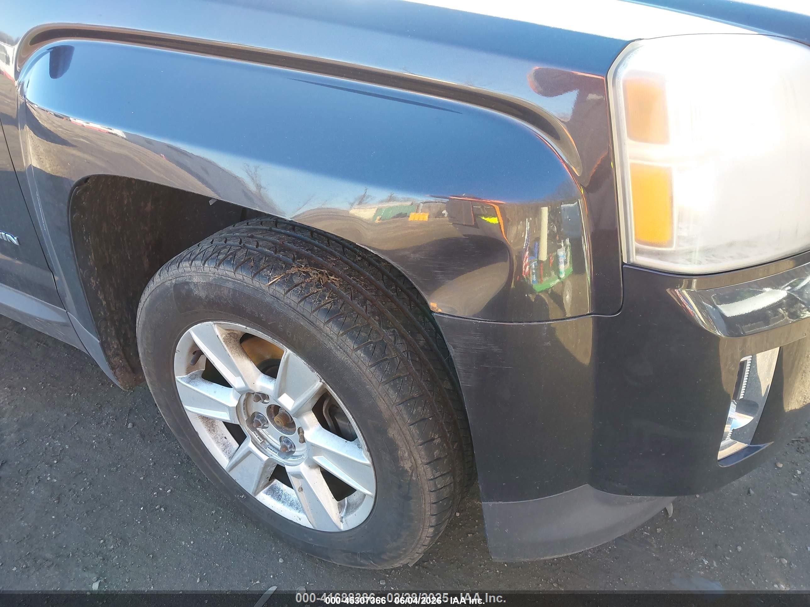 2013 Gmc Terrain Sle-1 Black vin: 2GKALMEK9D6311523