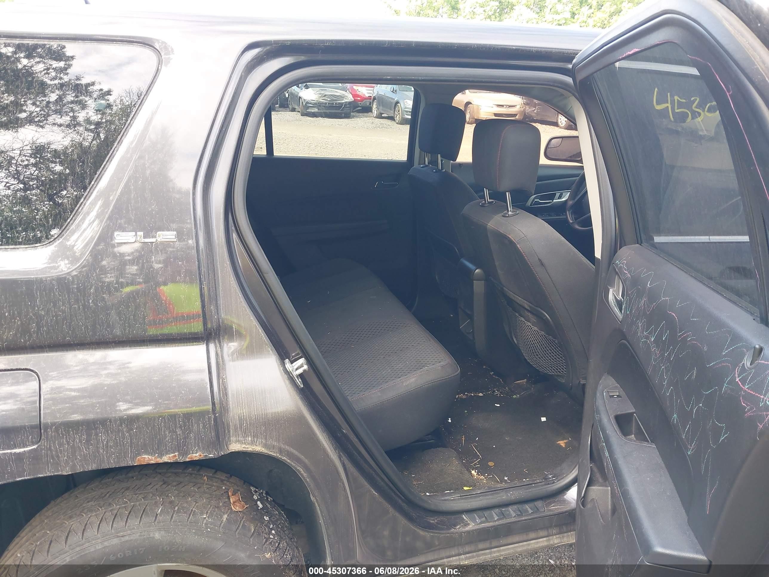 2013 Gmc Terrain Sle-1 Black vin: 2GKALMEK9D6311523