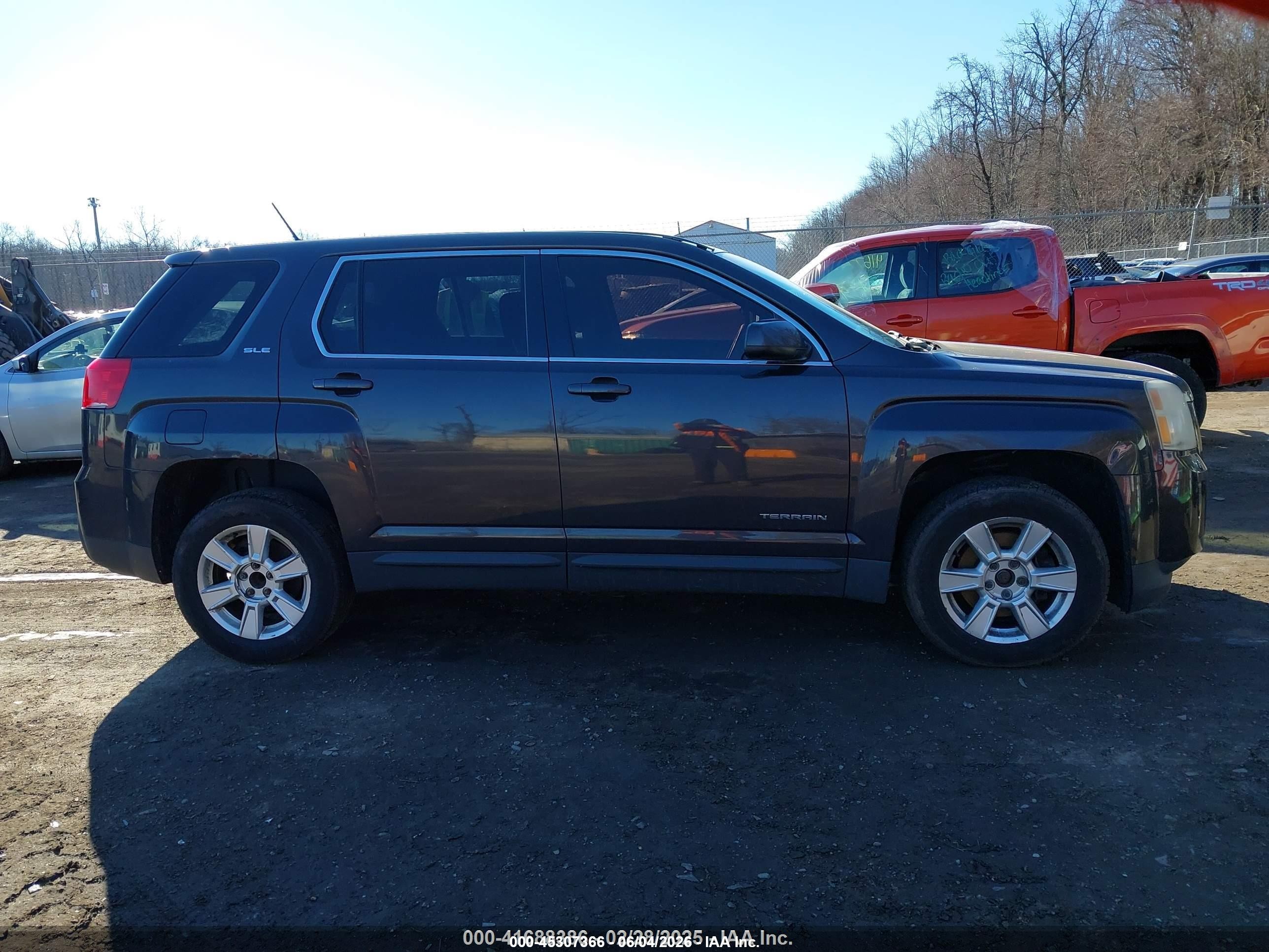 2013 Gmc Terrain Sle-1 Black vin: 2GKALMEK9D6311523