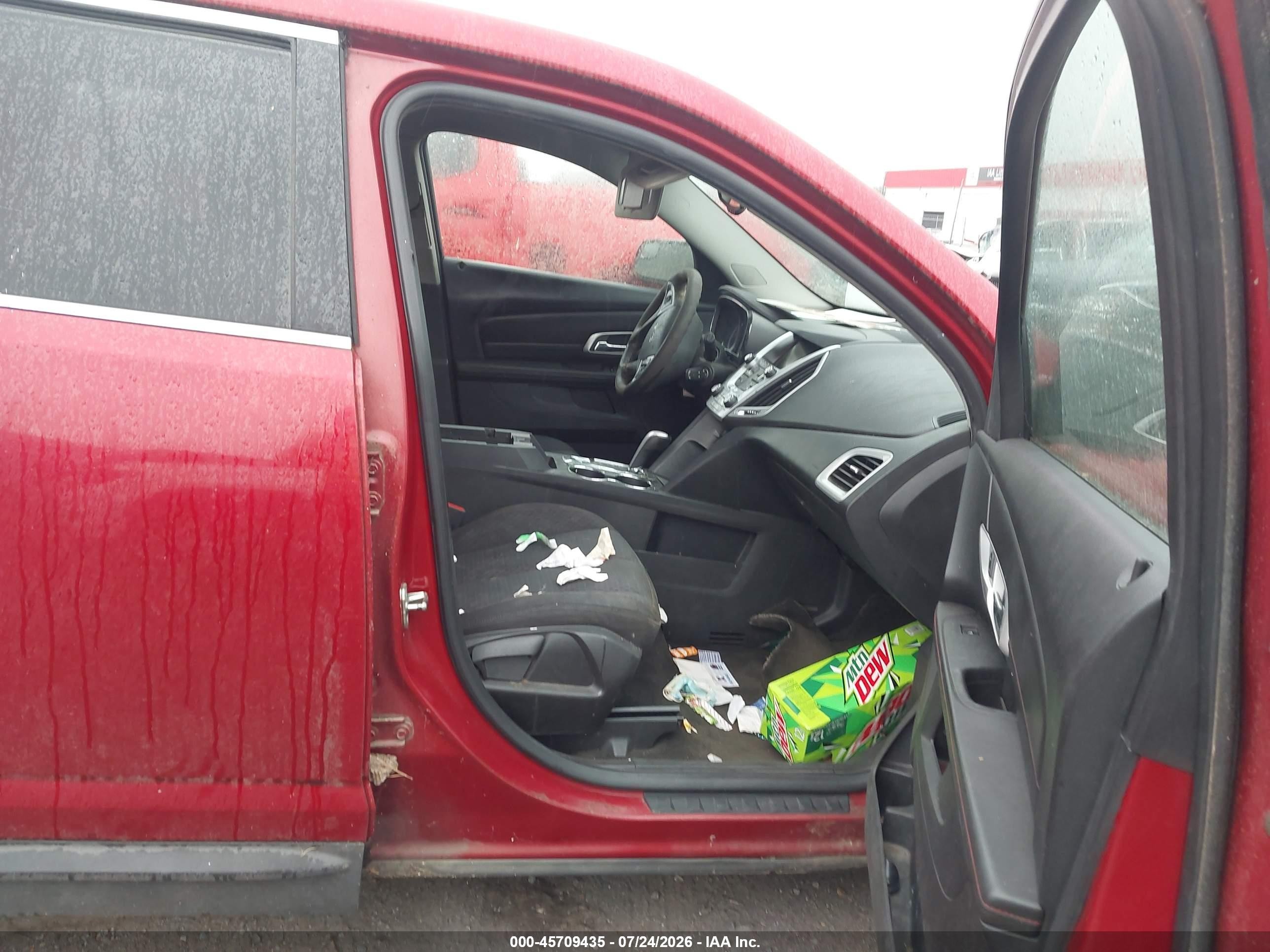 2013 Gmc Terrain Sle-1 Красный vin: 2GKALMEK9D6396654