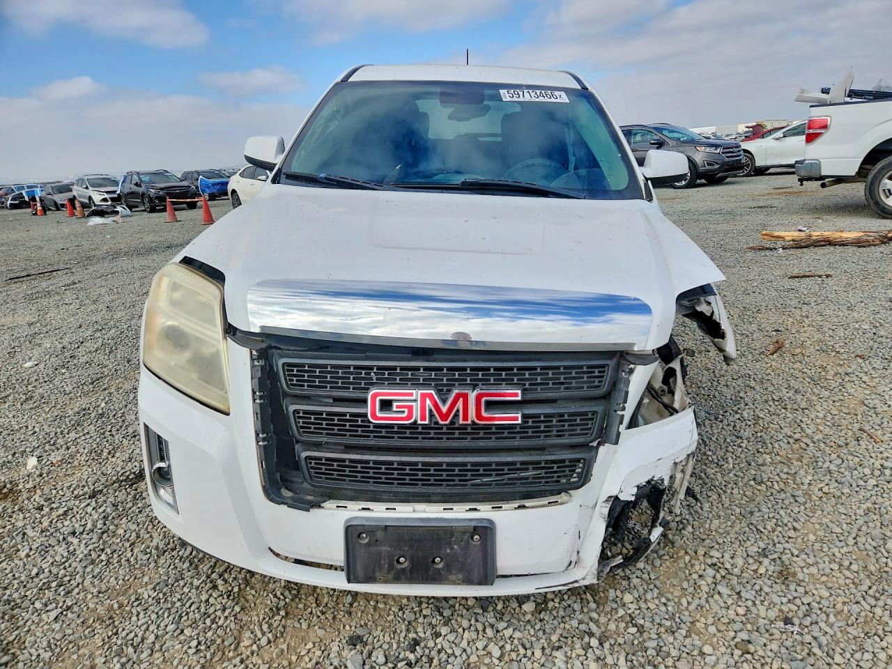 2013 Gmc Terrain Sle White vin: 2GKALMEK9D6433413