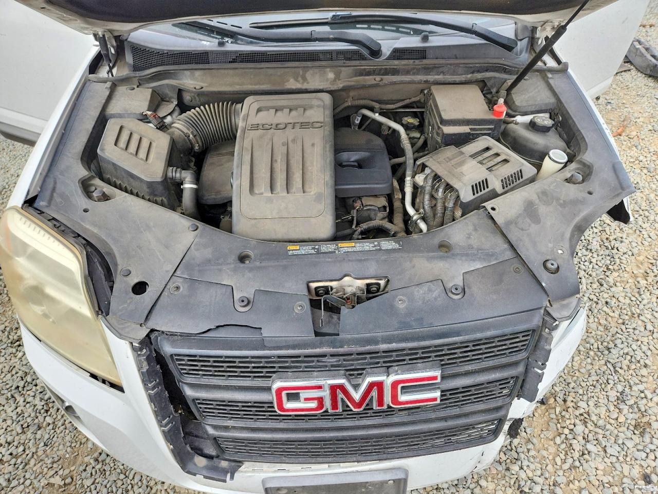 2013 Gmc Terrain Sle White vin: 2GKALMEK9D6433413
