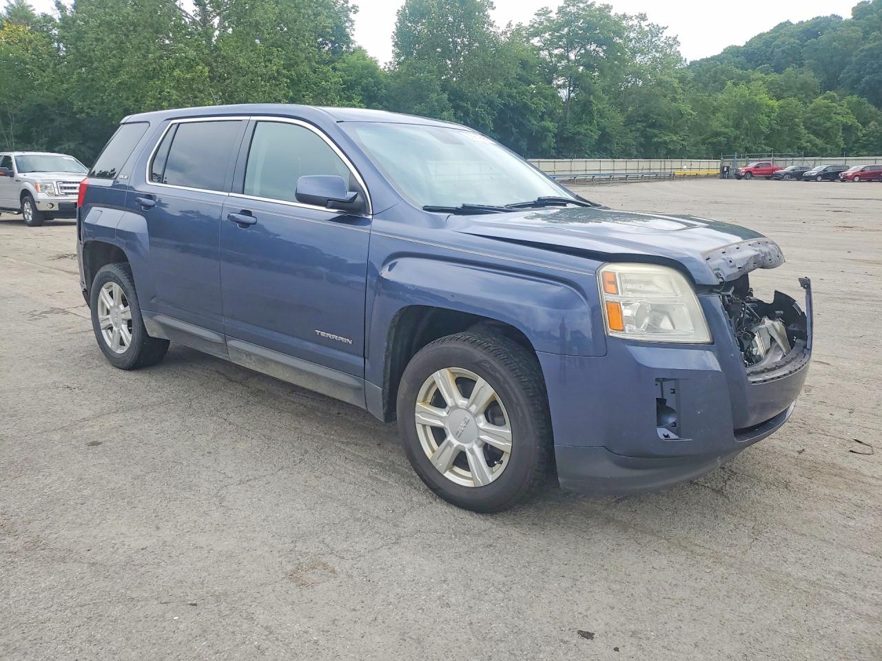 2014 Gmc Terrain Sle Blue vin: 2GKALMEK9E6183172