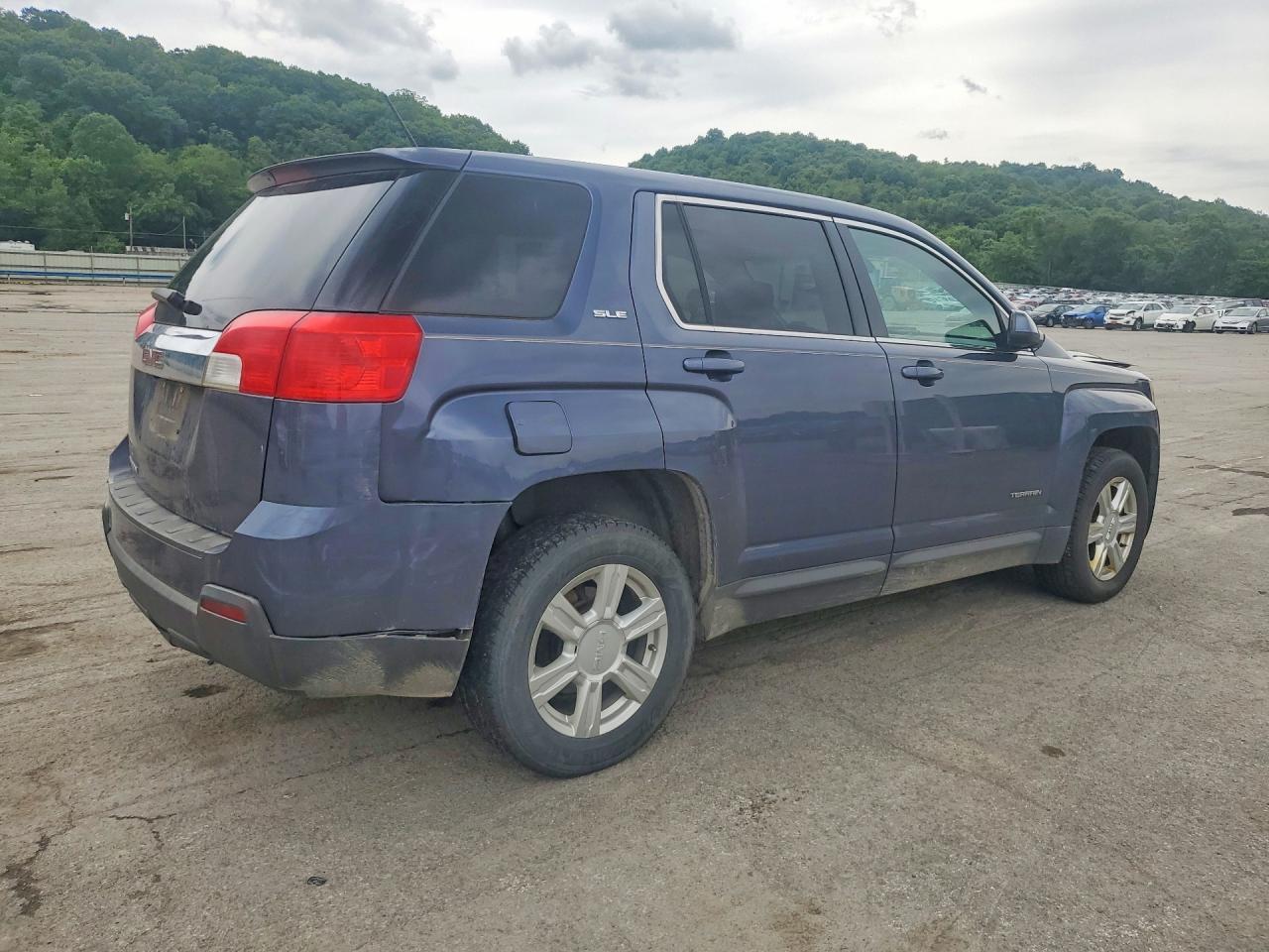 2014 Gmc Terrain Sle Blue vin: 2GKALMEK9E6183172