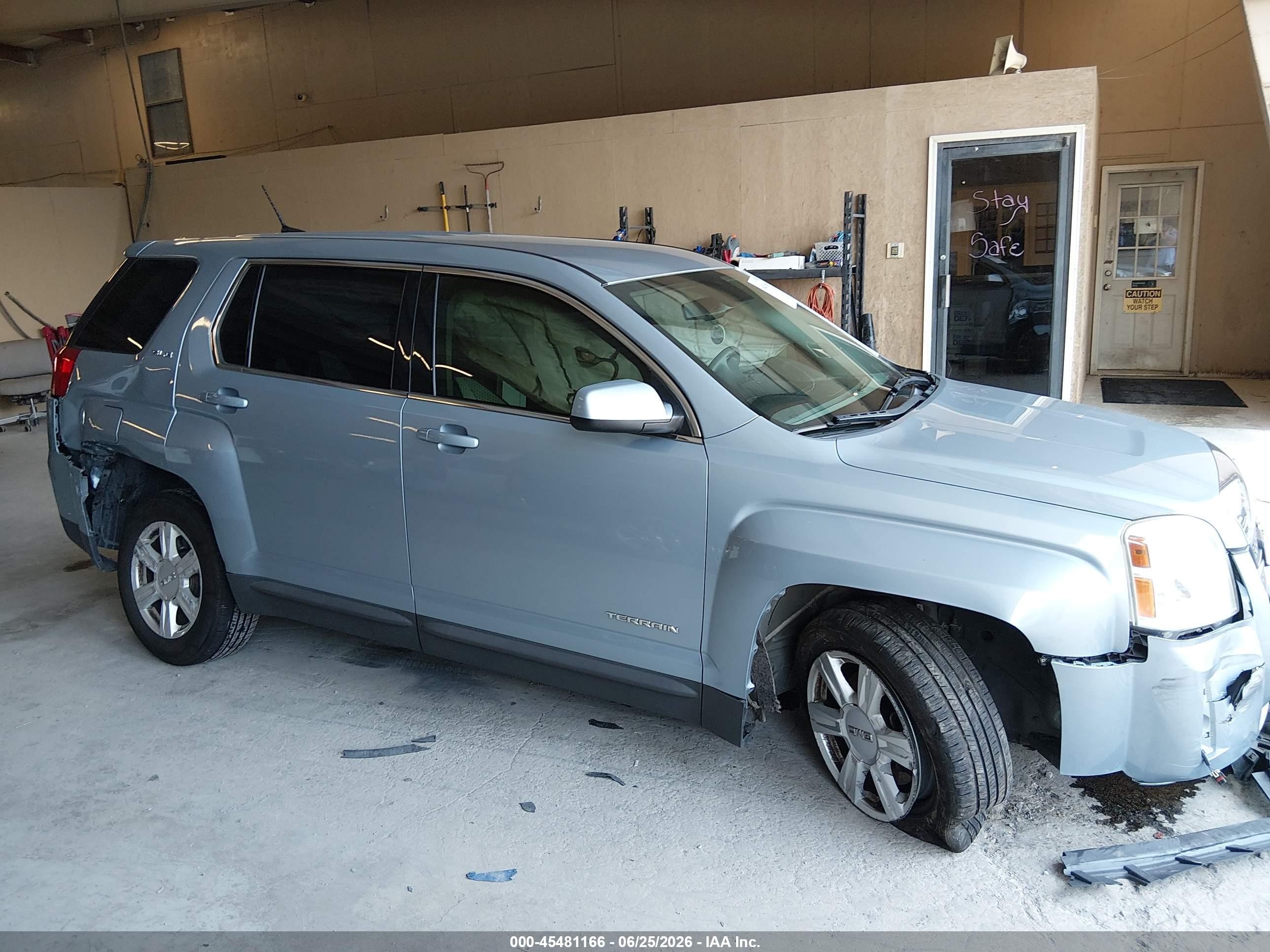 2014 Gmc Terrain Sle-1 Blue vin: 2GKALMEK9E6267721