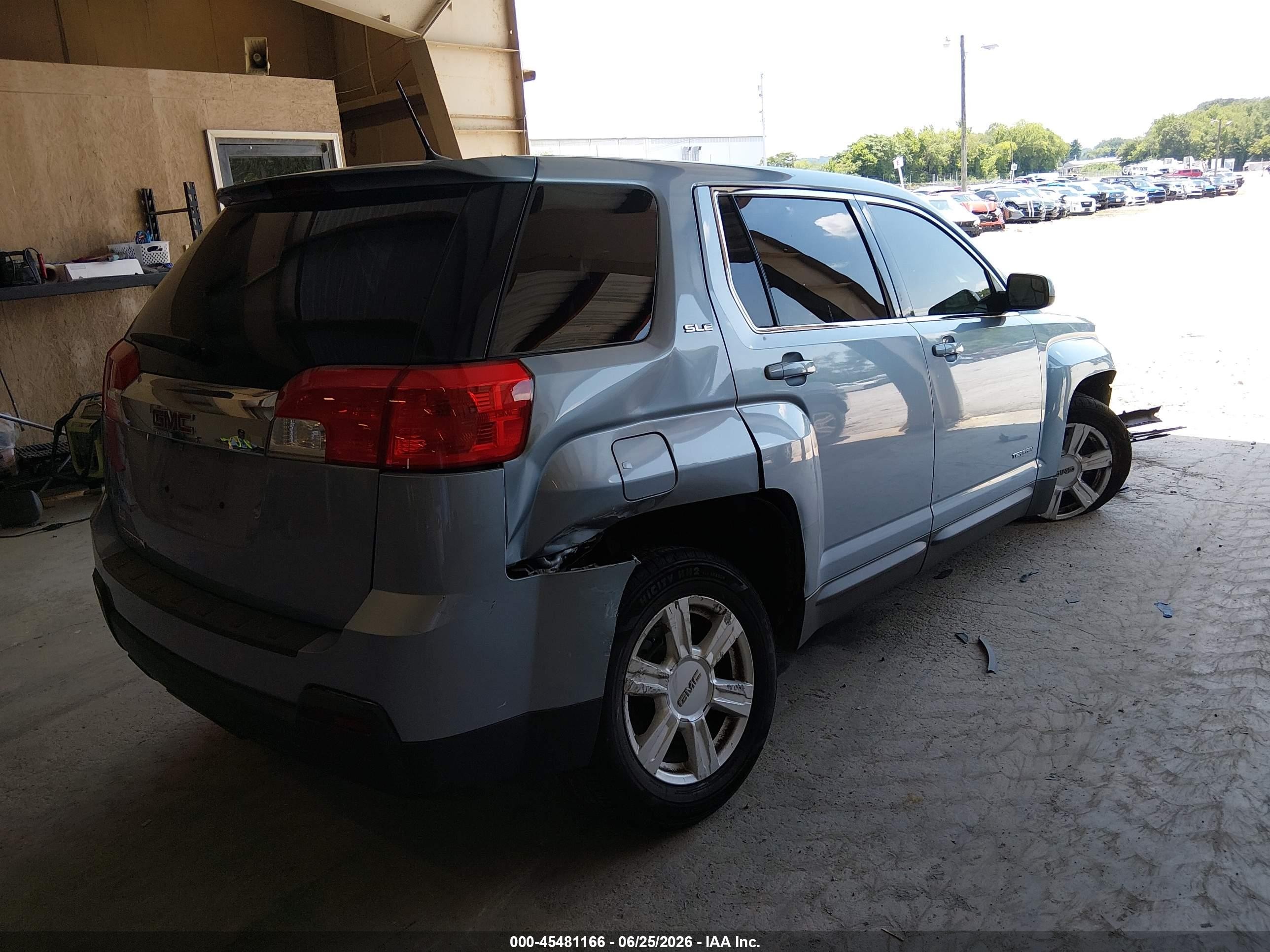 2014 Gmc Terrain Sle-1 Blue vin: 2GKALMEK9E6267721