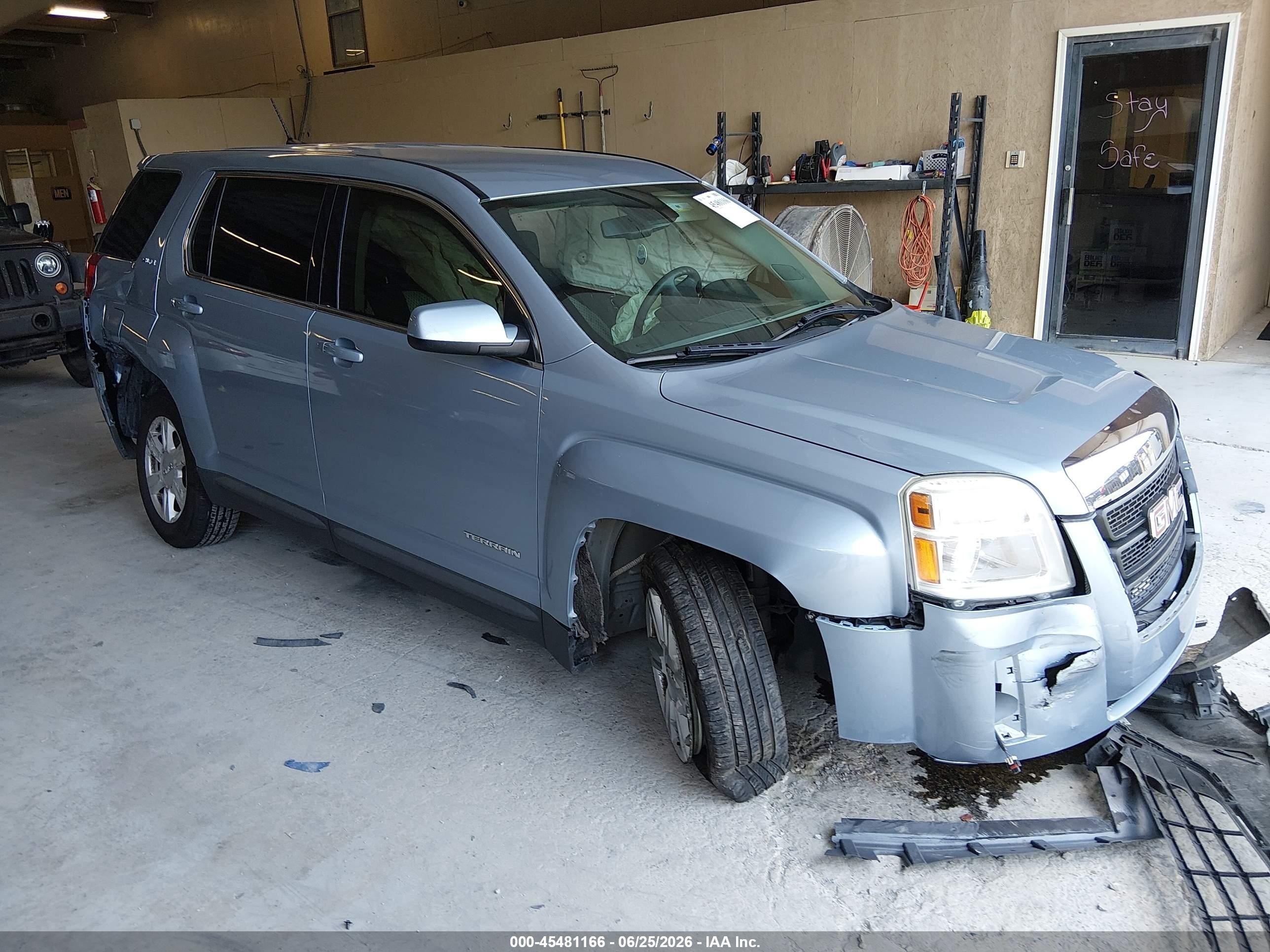 2014 Gmc Terrain Sle-1 Blue vin: 2GKALMEK9E6267721