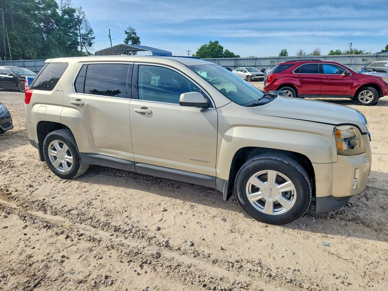 2015 Gmc Terrain Sle Beige vin: 2GKALMEK9F6133664
