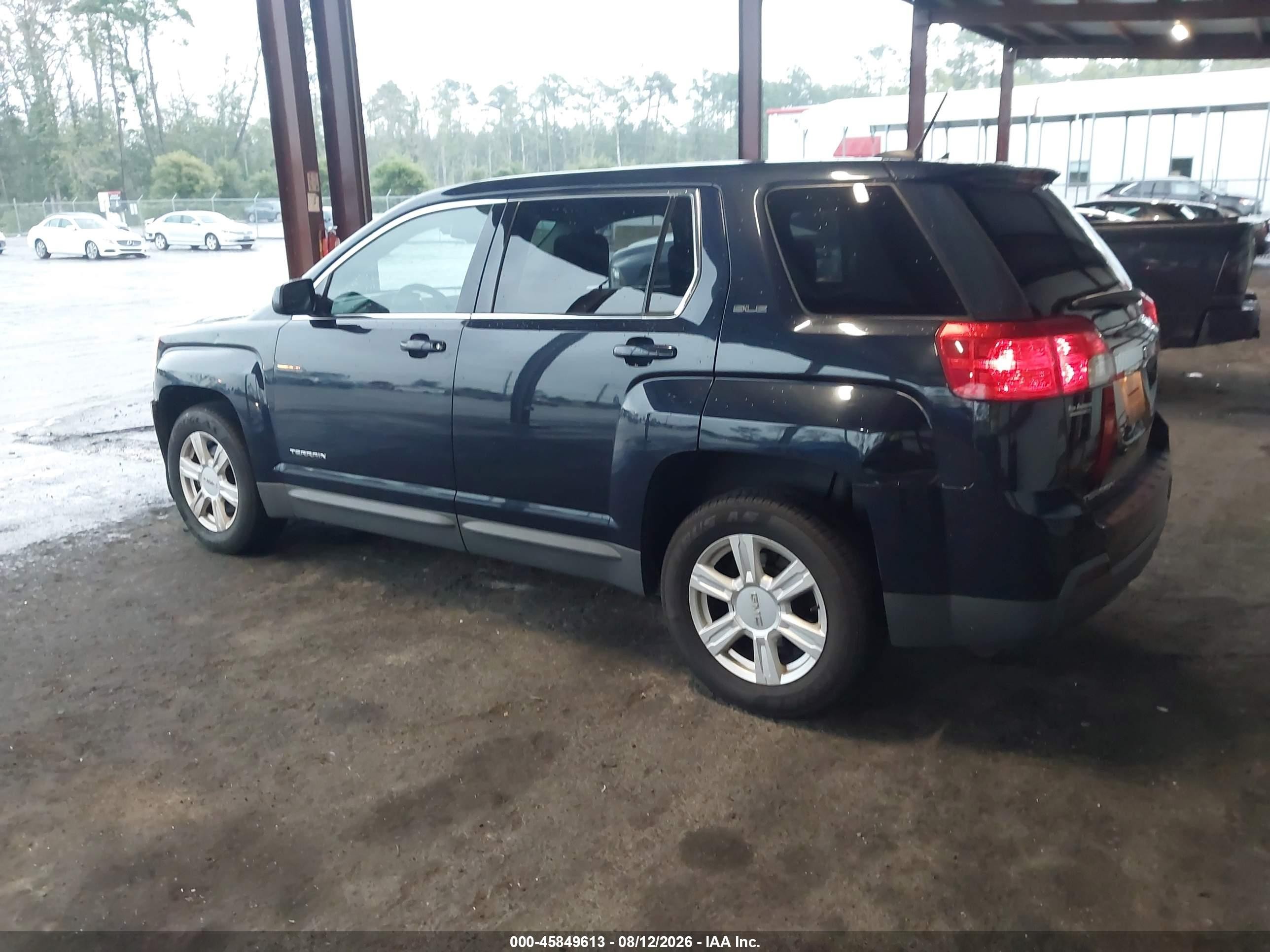 2015 Gmc Terrain Sle-1 Dark Blue vin: 2GKALMEK9F6203874