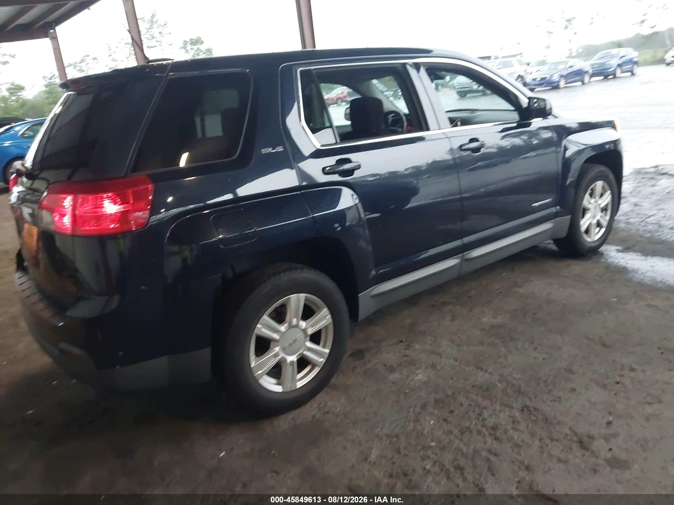 2015 Gmc Terrain Sle-1 Dark Blue vin: 2GKALMEK9F6203874