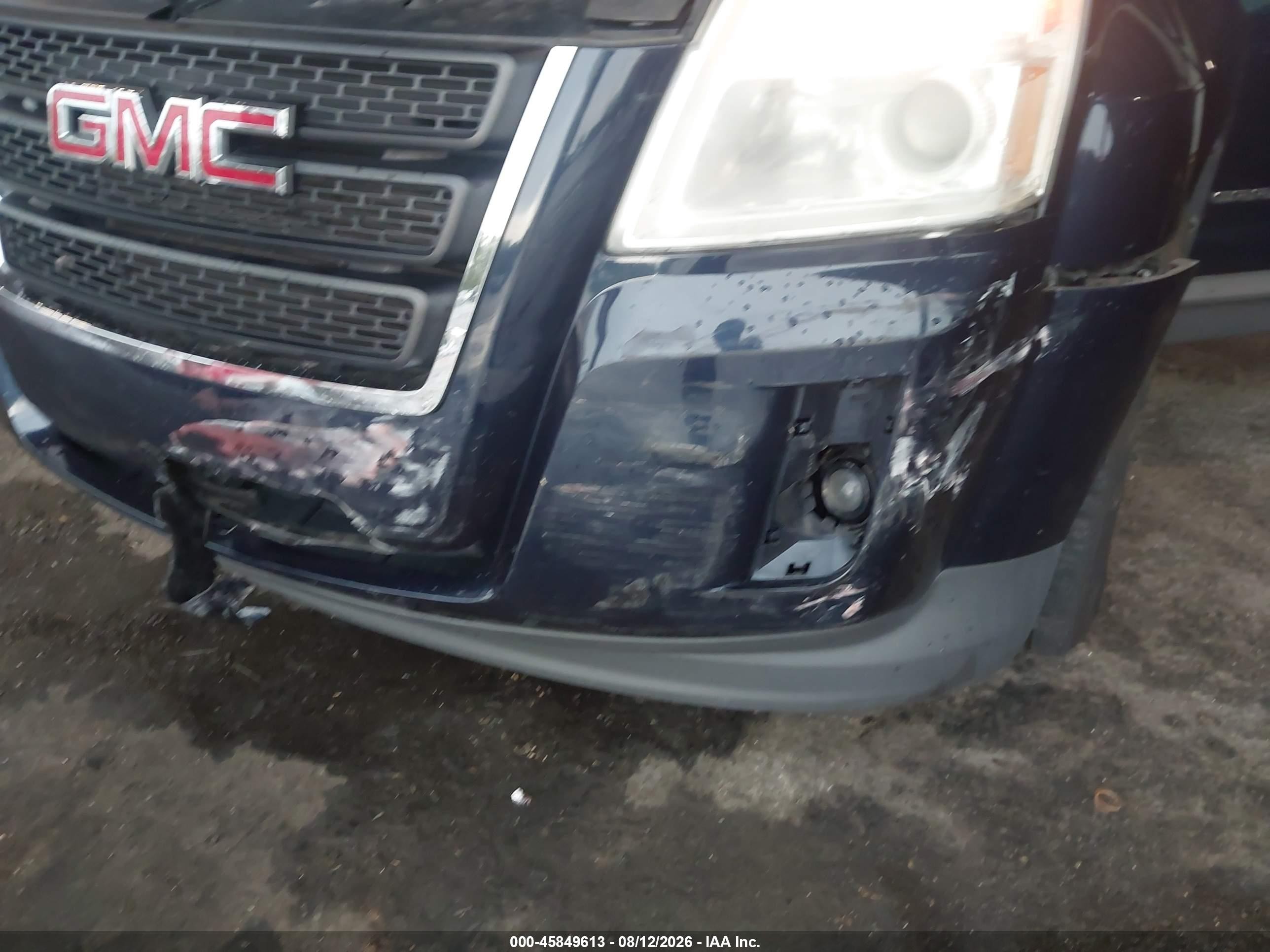 2015 Gmc Terrain Sle-1 Dark Blue vin: 2GKALMEK9F6203874