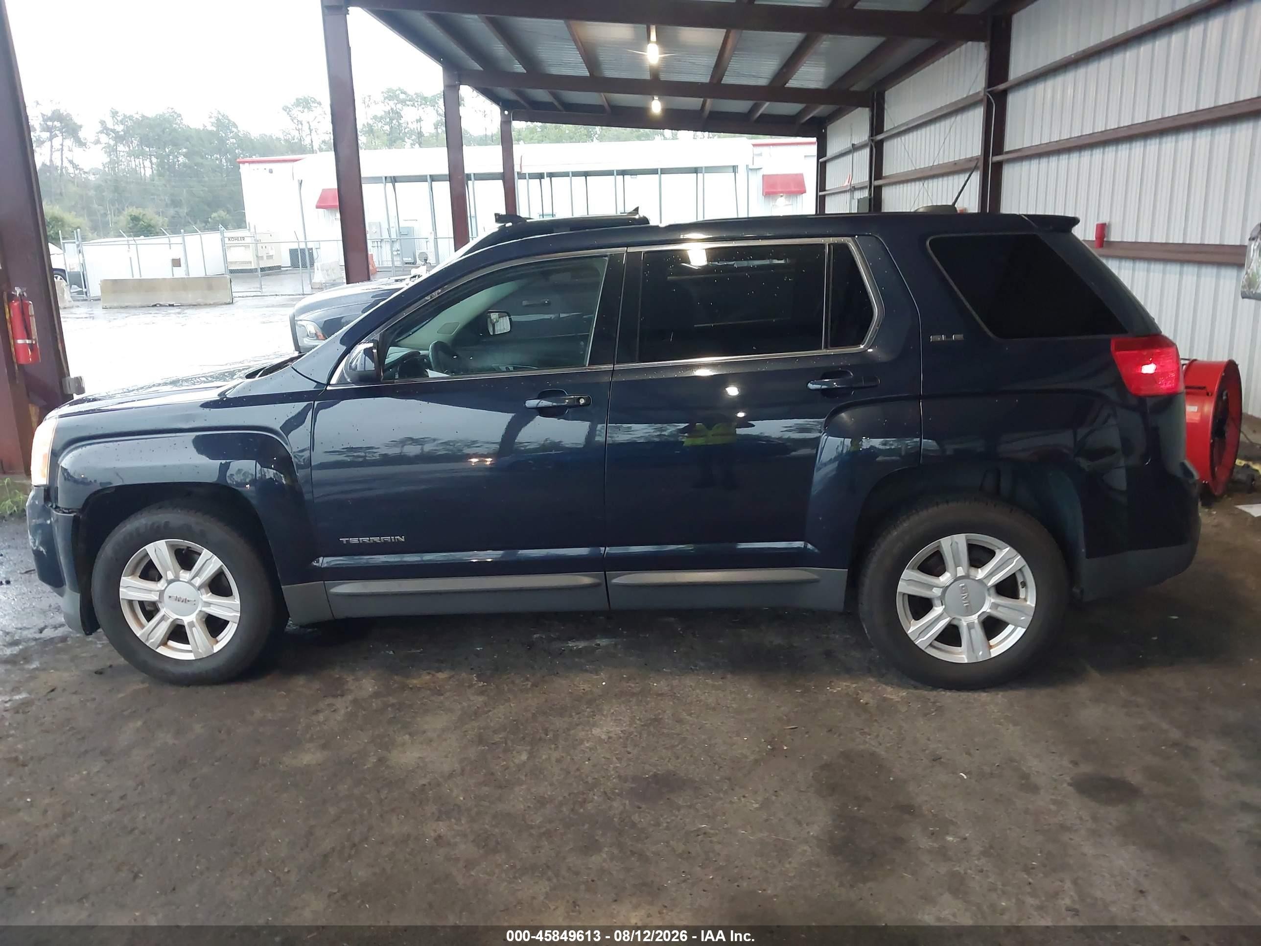 2015 Gmc Terrain Sle-1 Dark Blue vin: 2GKALMEK9F6203874