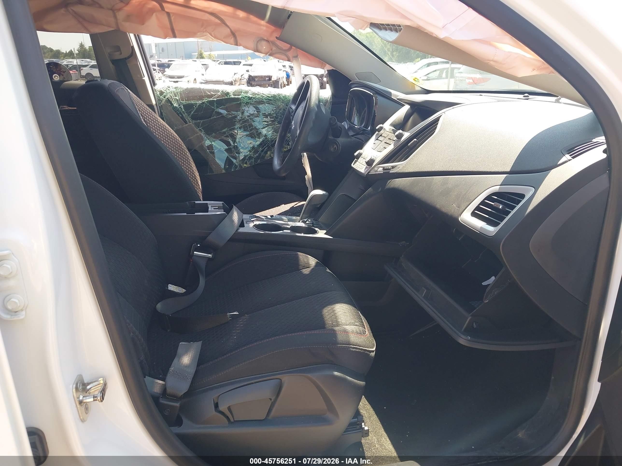 2015 Gmc Terrain Sle-1 White vin: 2GKALMEK9F6220318