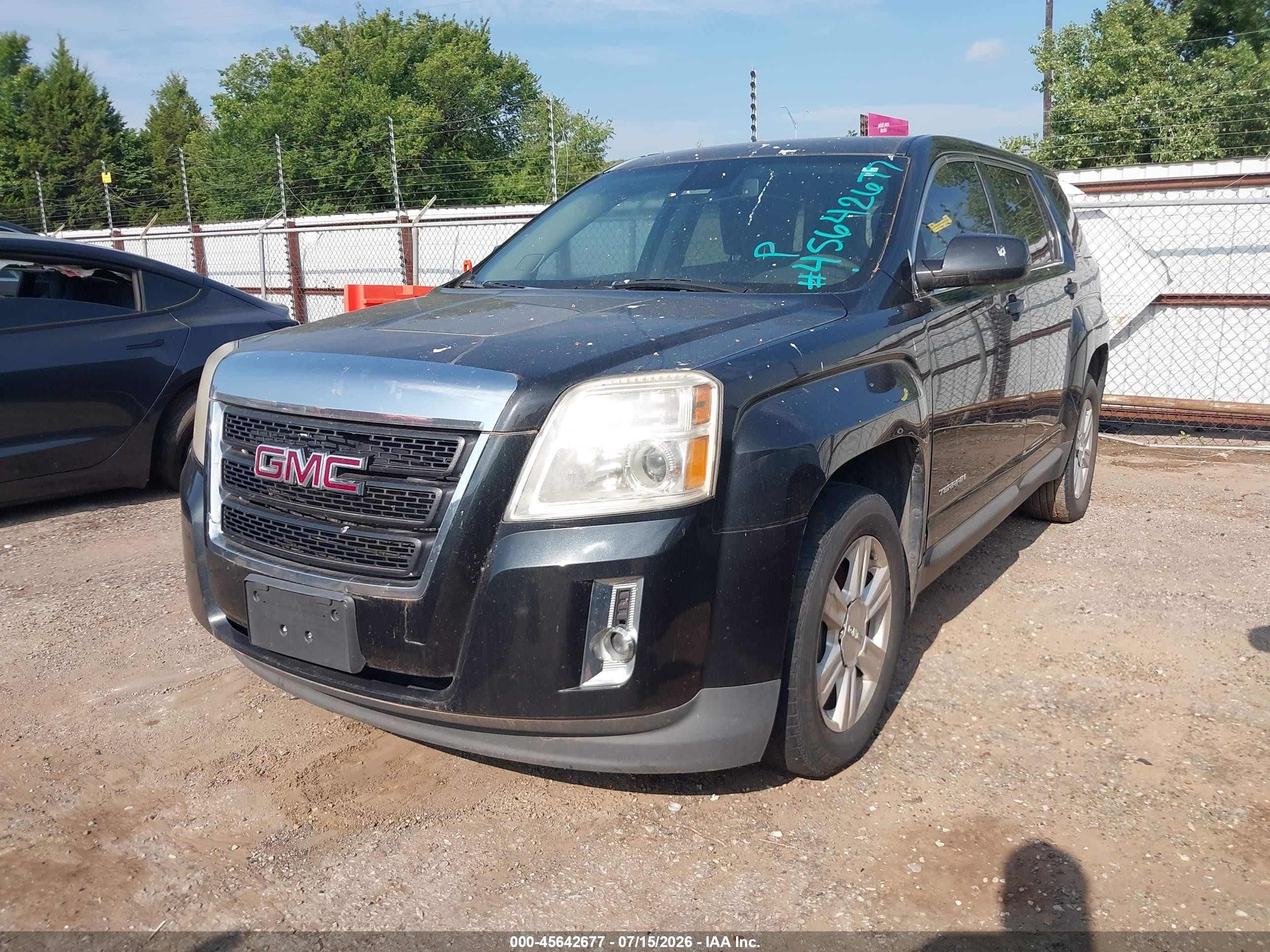 2015 Gmc Terrain Sle-1 Black vin: 2GKALMEK9F6252511