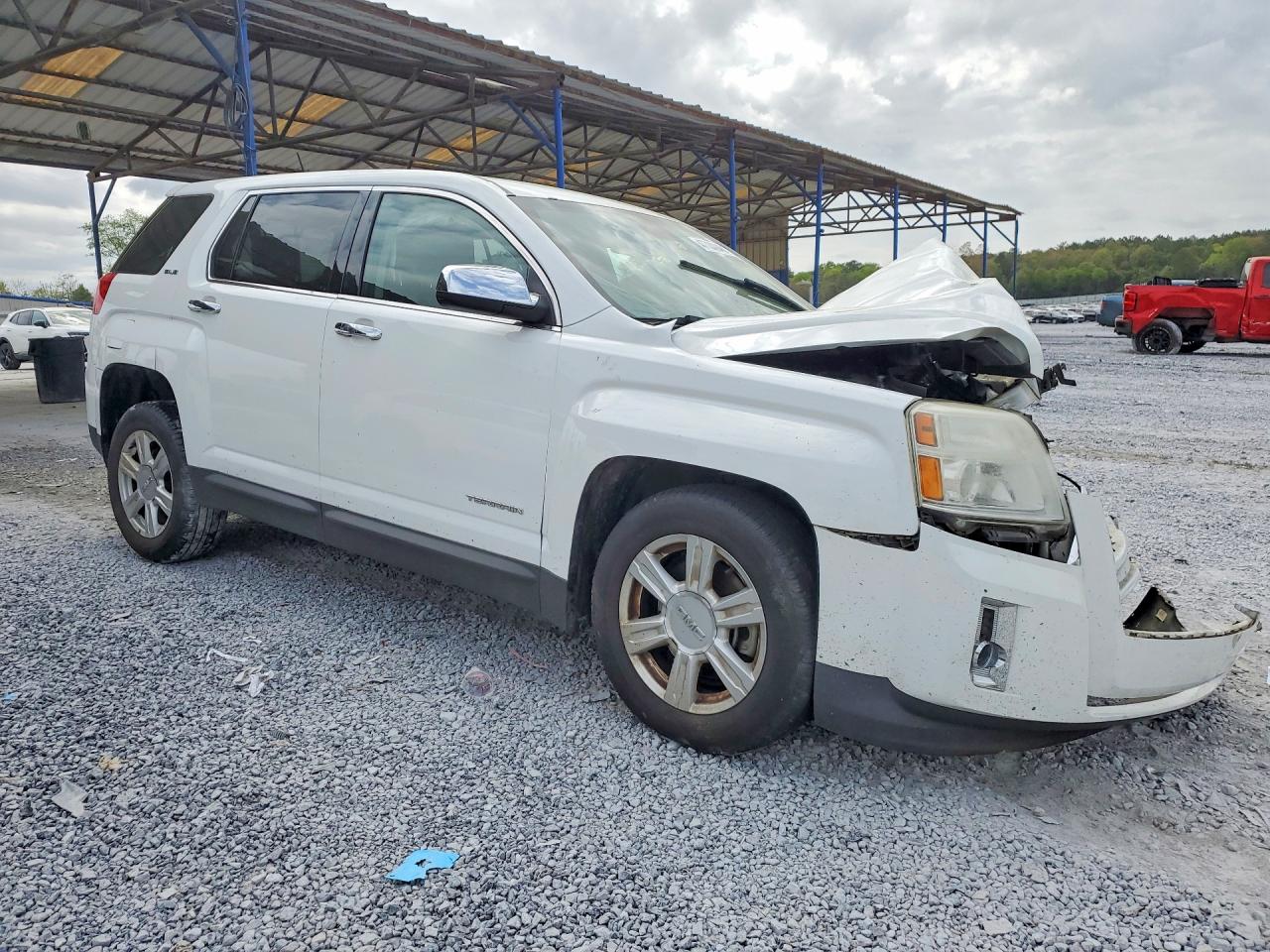 2015 Gmc Terrain Sle White vin: 2GKALMEK9F6260866