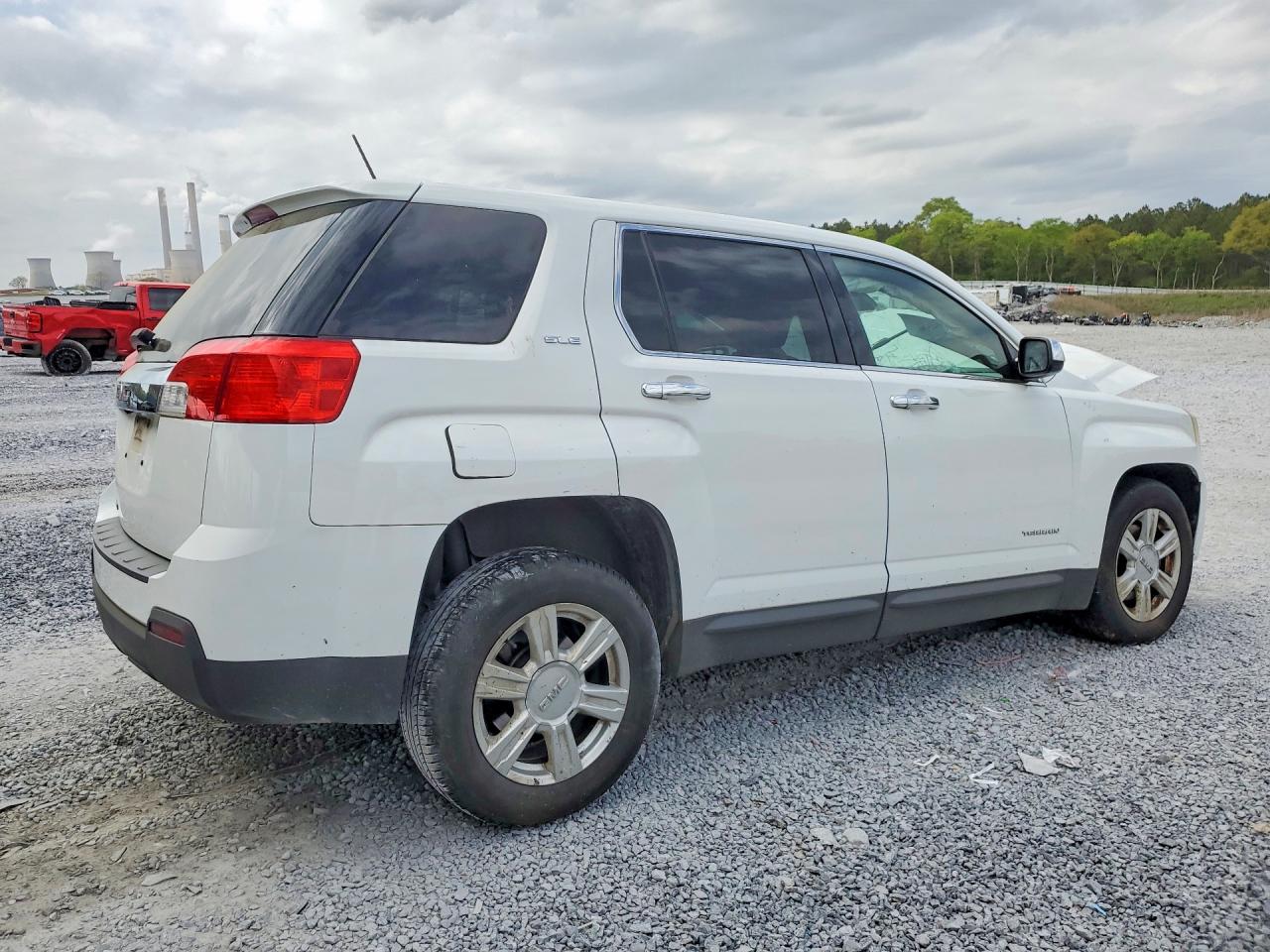 2015 Gmc Terrain Sle White vin: 2GKALMEK9F6260866