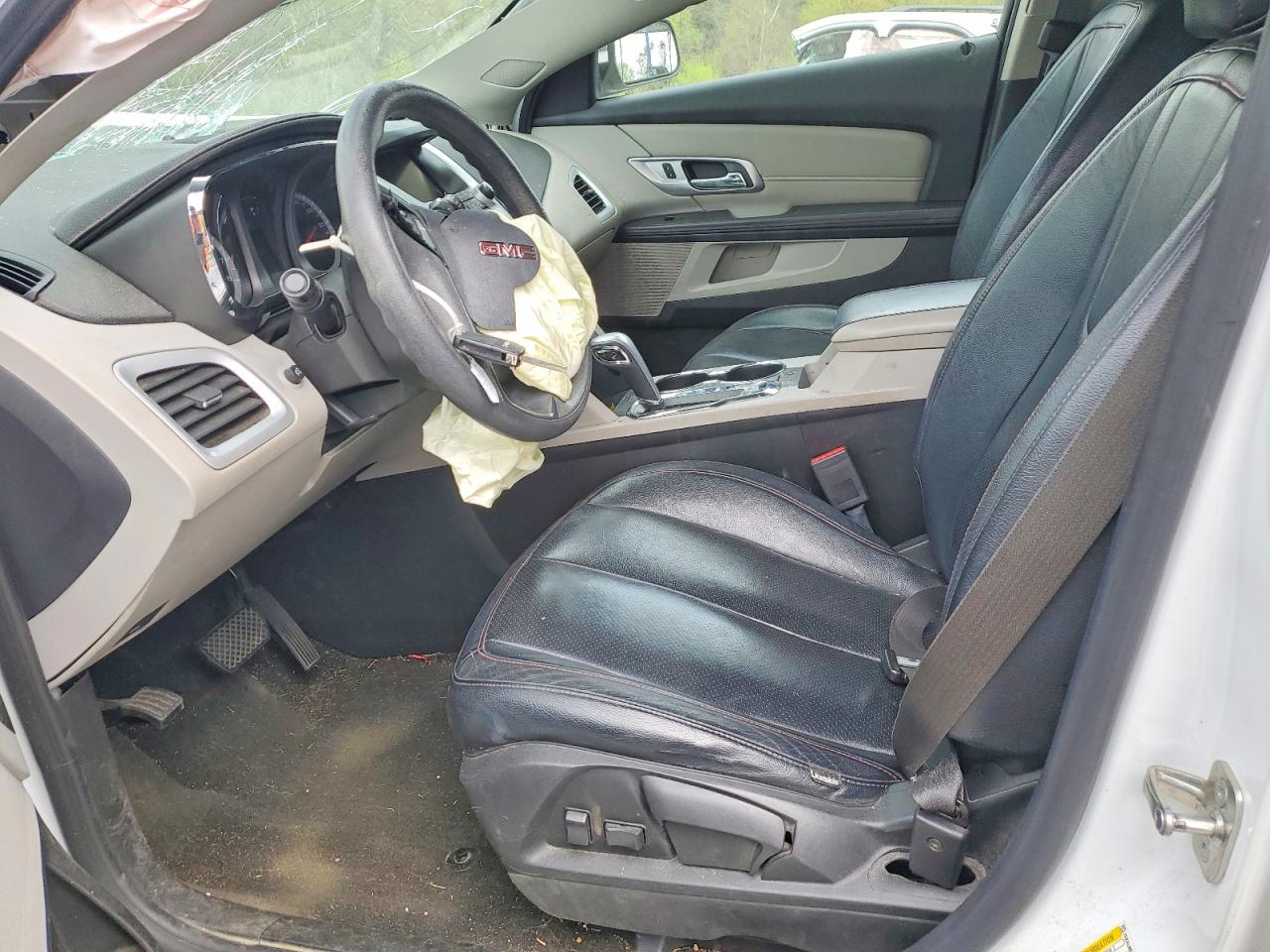 2015 Gmc Terrain Sle White vin: 2GKALMEK9F6260866