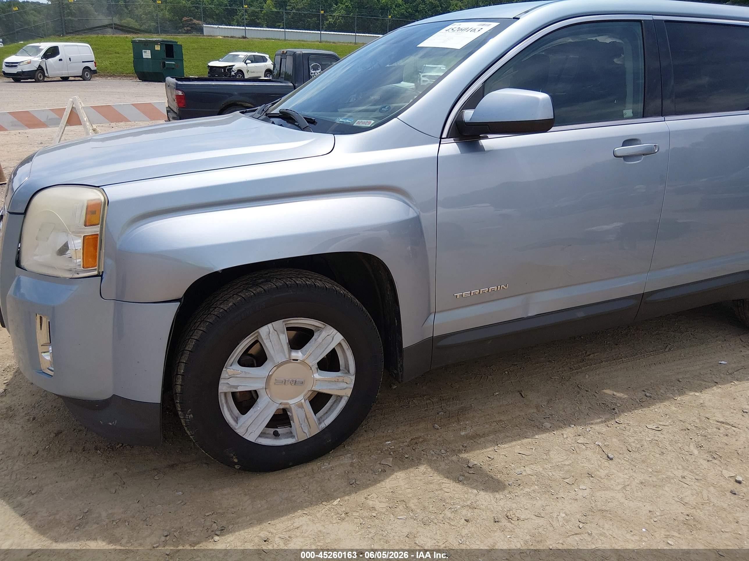 2015 Gmc Terrain Sle-1 Light Blue vin: 2GKALMEK9F6265761