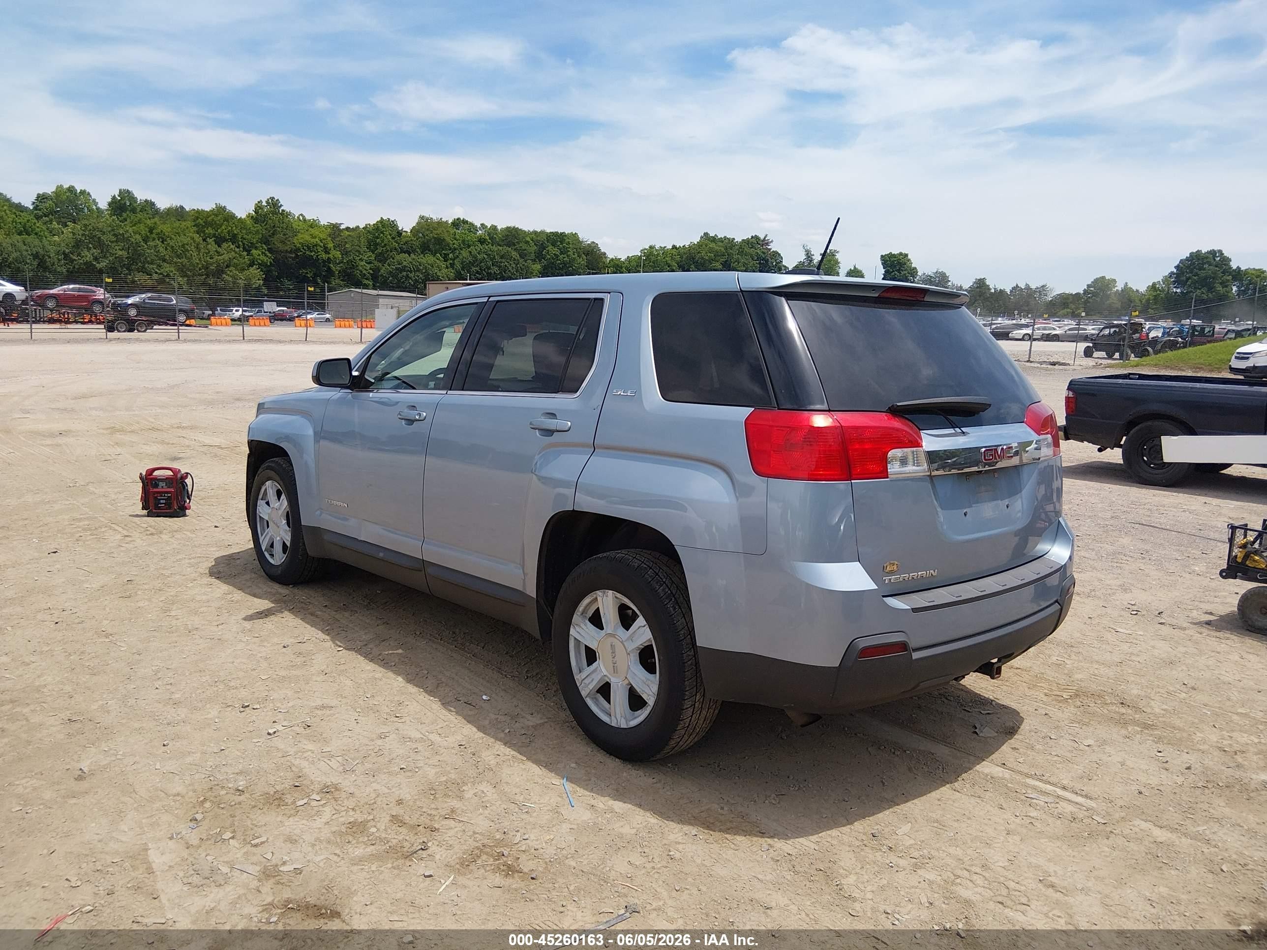 2015 Gmc Terrain Sle-1 Light Blue vin: 2GKALMEK9F6265761