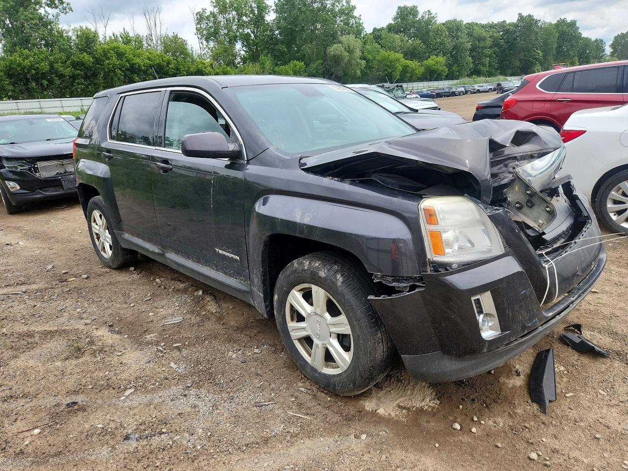 2015 Gmc Terrain Sle Black vin: 2GKALMEK9F6267185