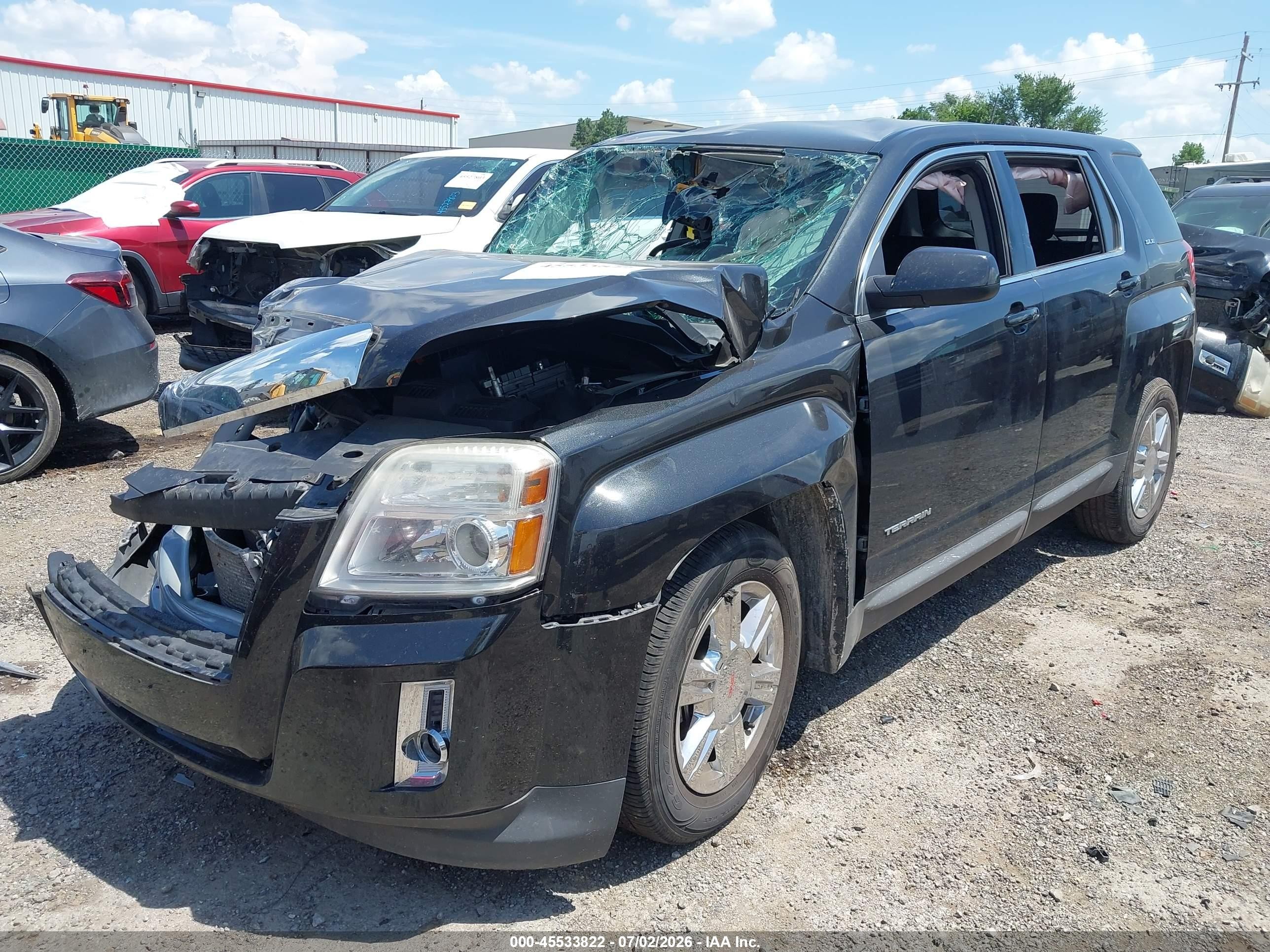 2015 Gmc Terrain Sle-1 Black vin: 2GKALMEK9F6353886