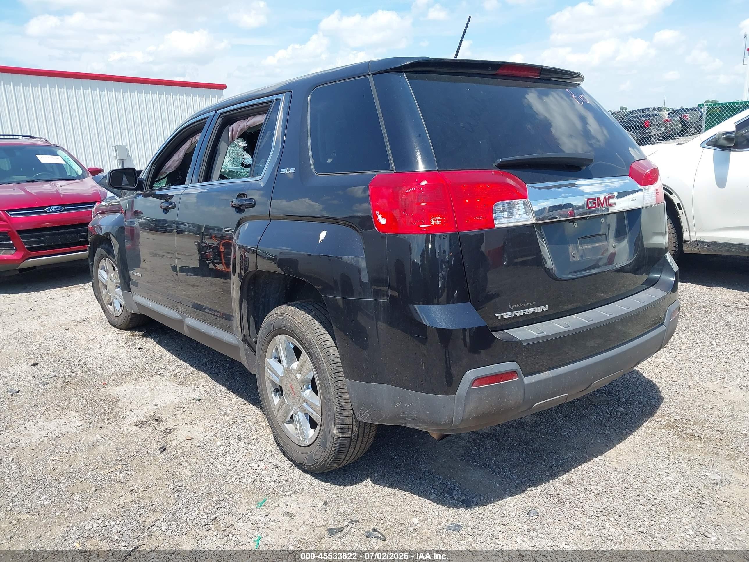 2015 Gmc Terrain Sle-1 Black vin: 2GKALMEK9F6353886
