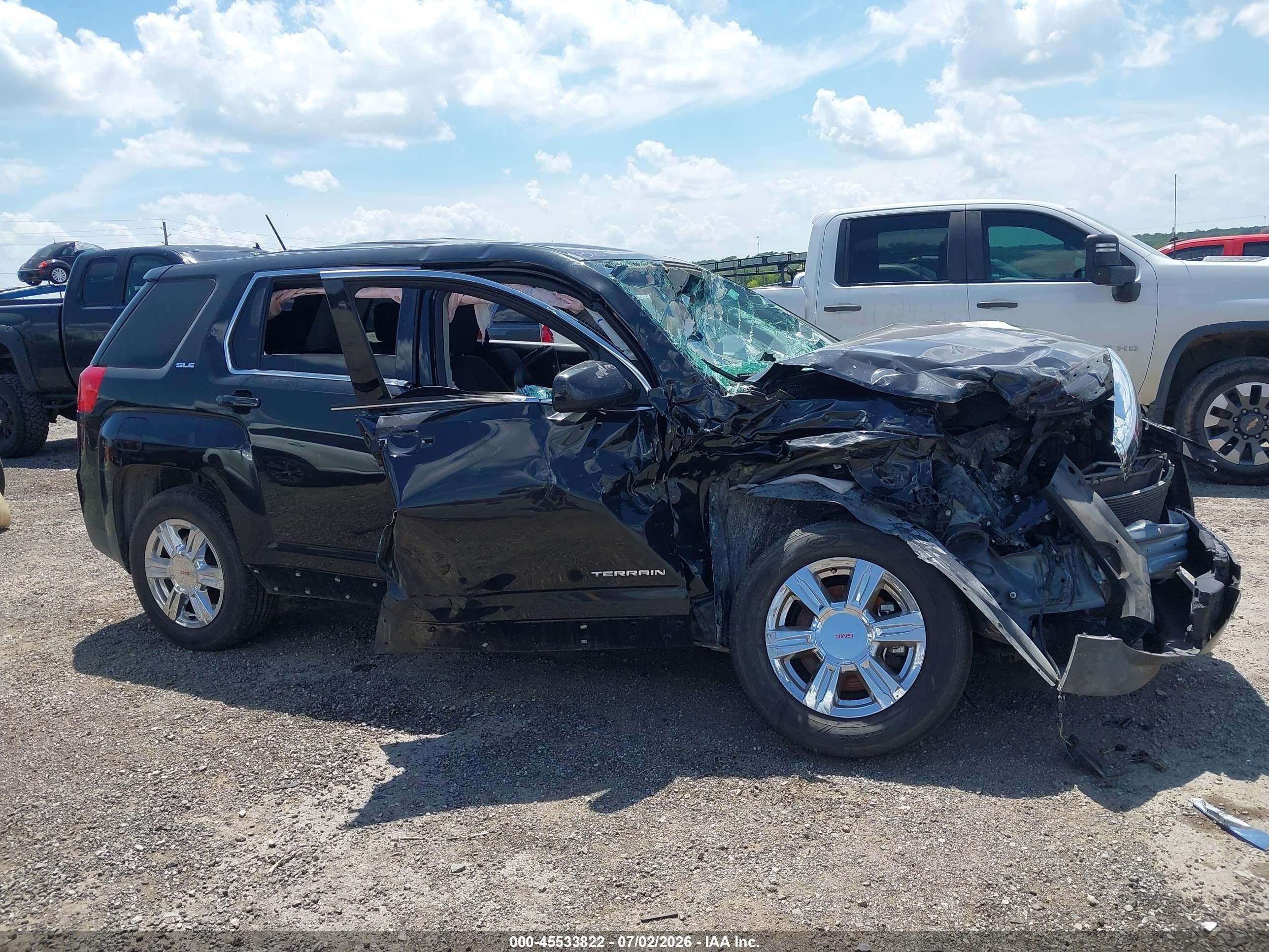 2015 Gmc Terrain Sle-1 Black vin: 2GKALMEK9F6353886