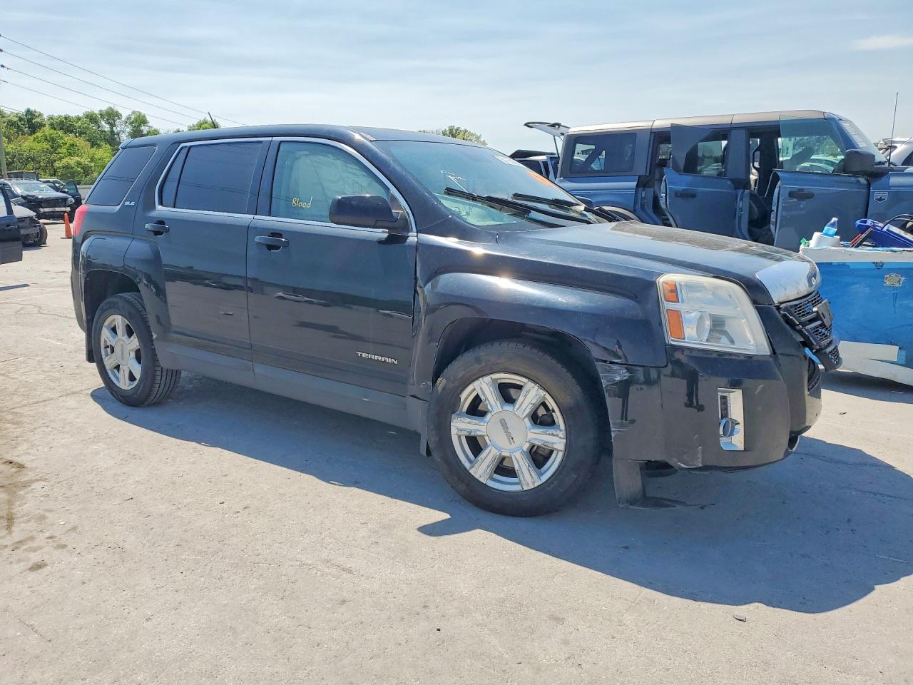 2015 Gmc Terrain Sle Black vin: 2GKALMEK9F6357856